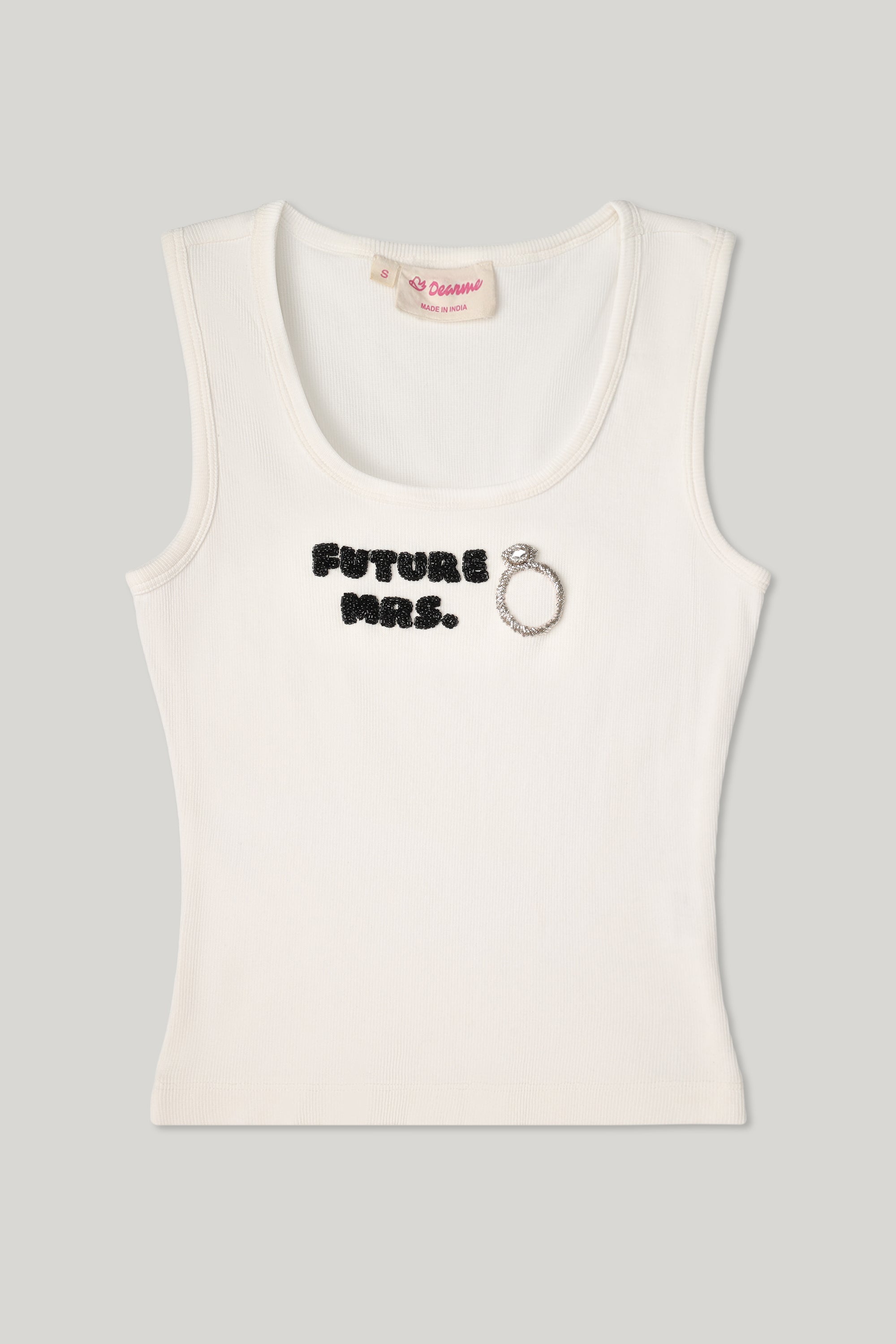 Forever Mrs. Beaded Tank Top