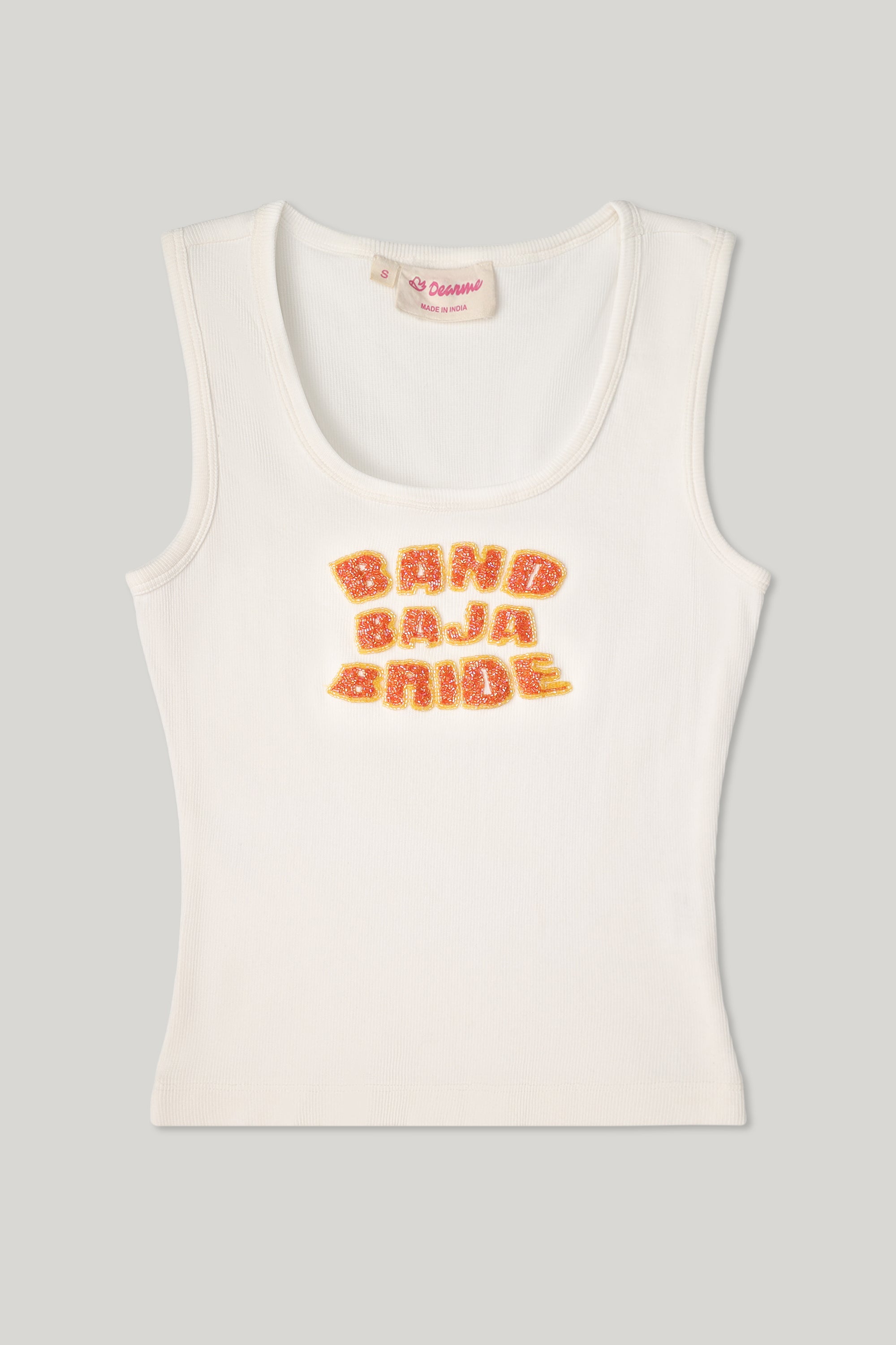 Band Baja Bride Beaded Tank Top