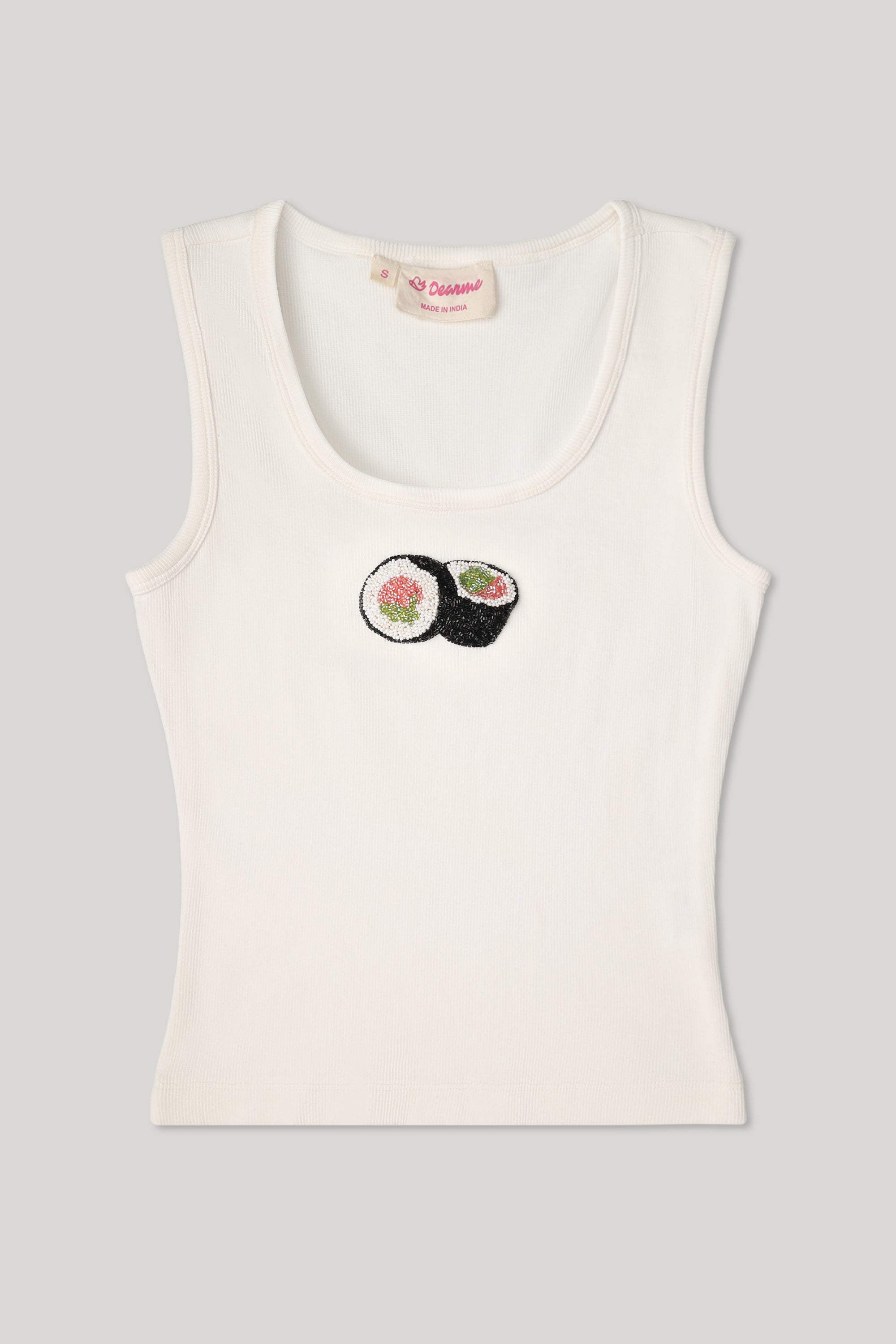 Sushi Beaded Tank Top
