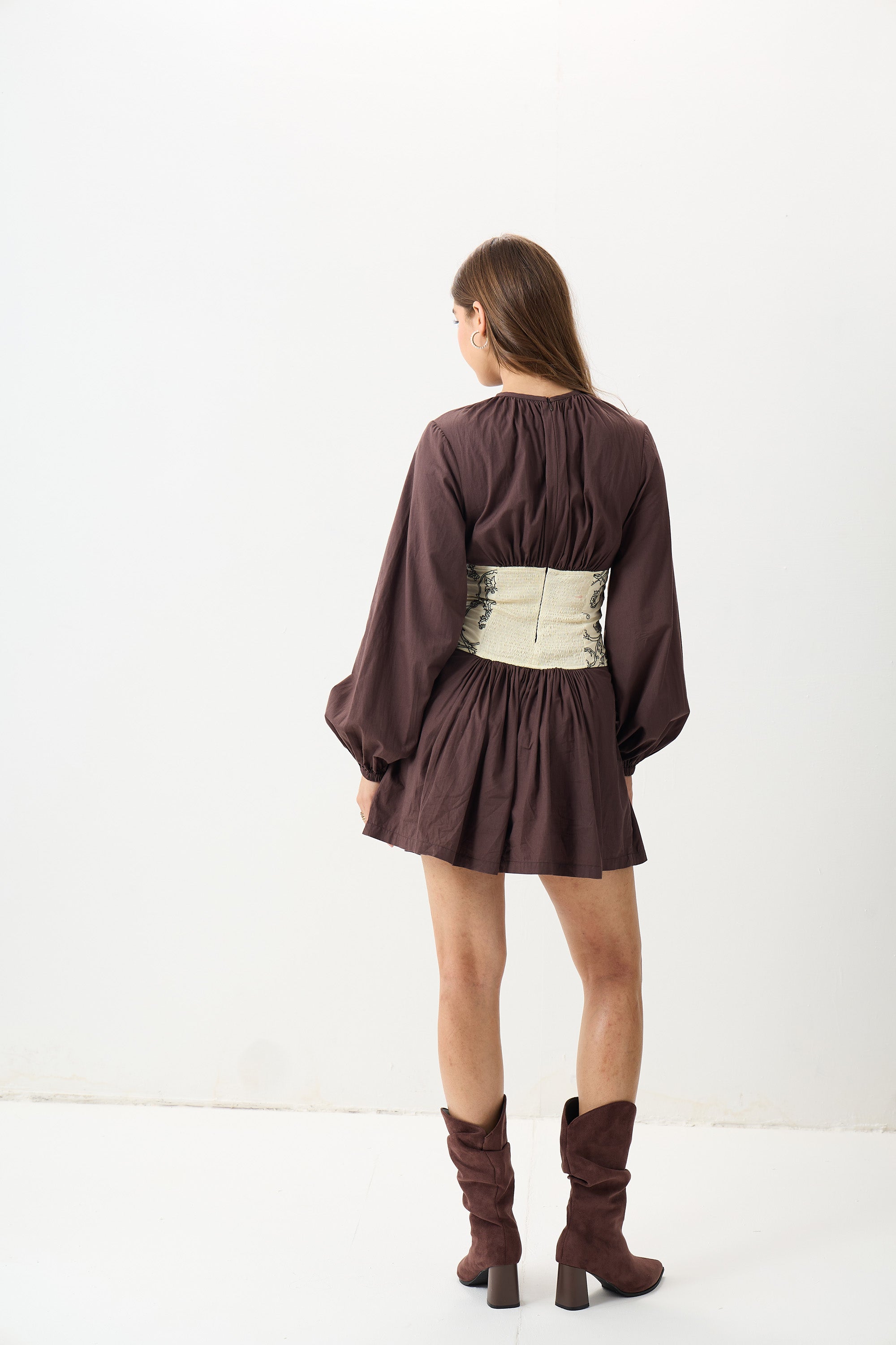 The Café Corset Mini Dress