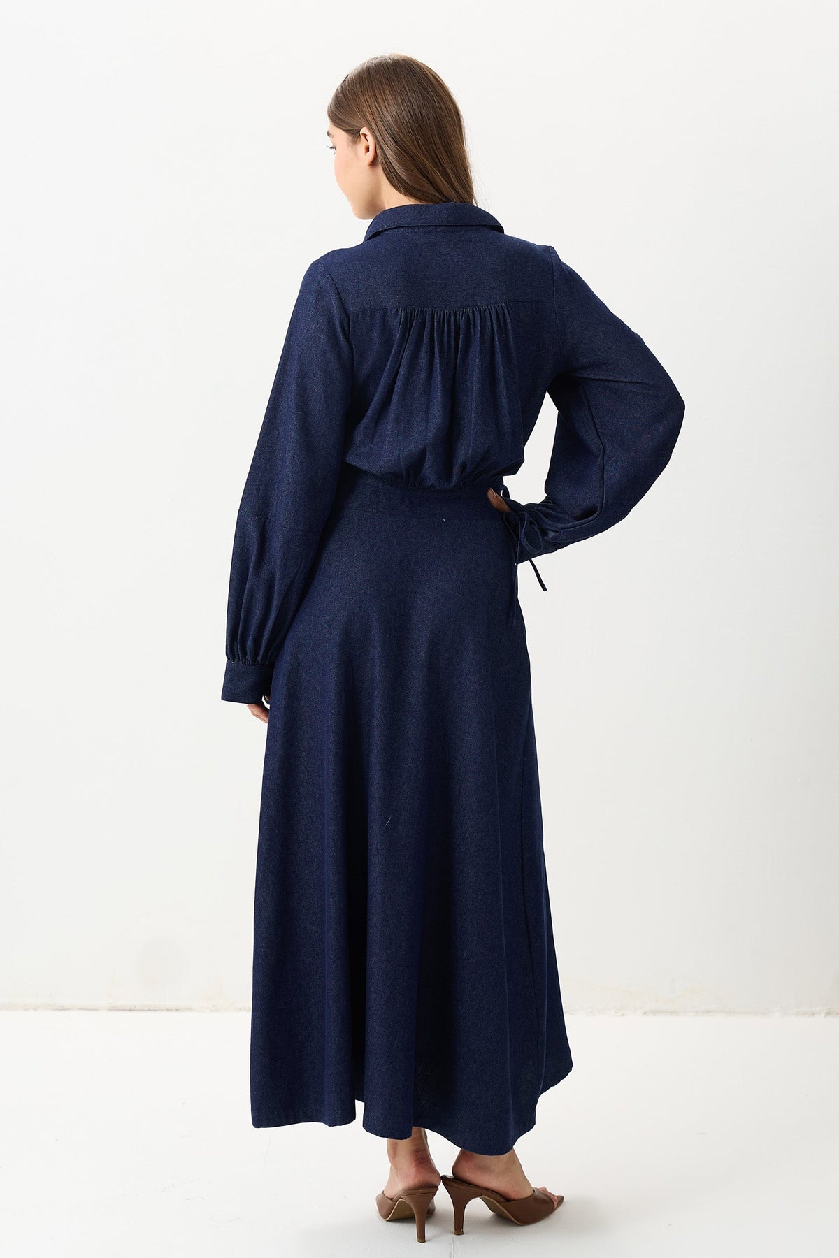 The Denim Wrap Dress
