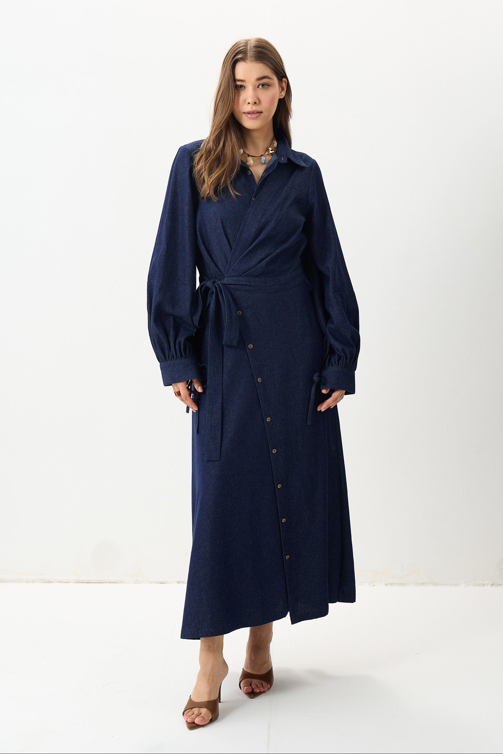 The Denim Wrap Dress