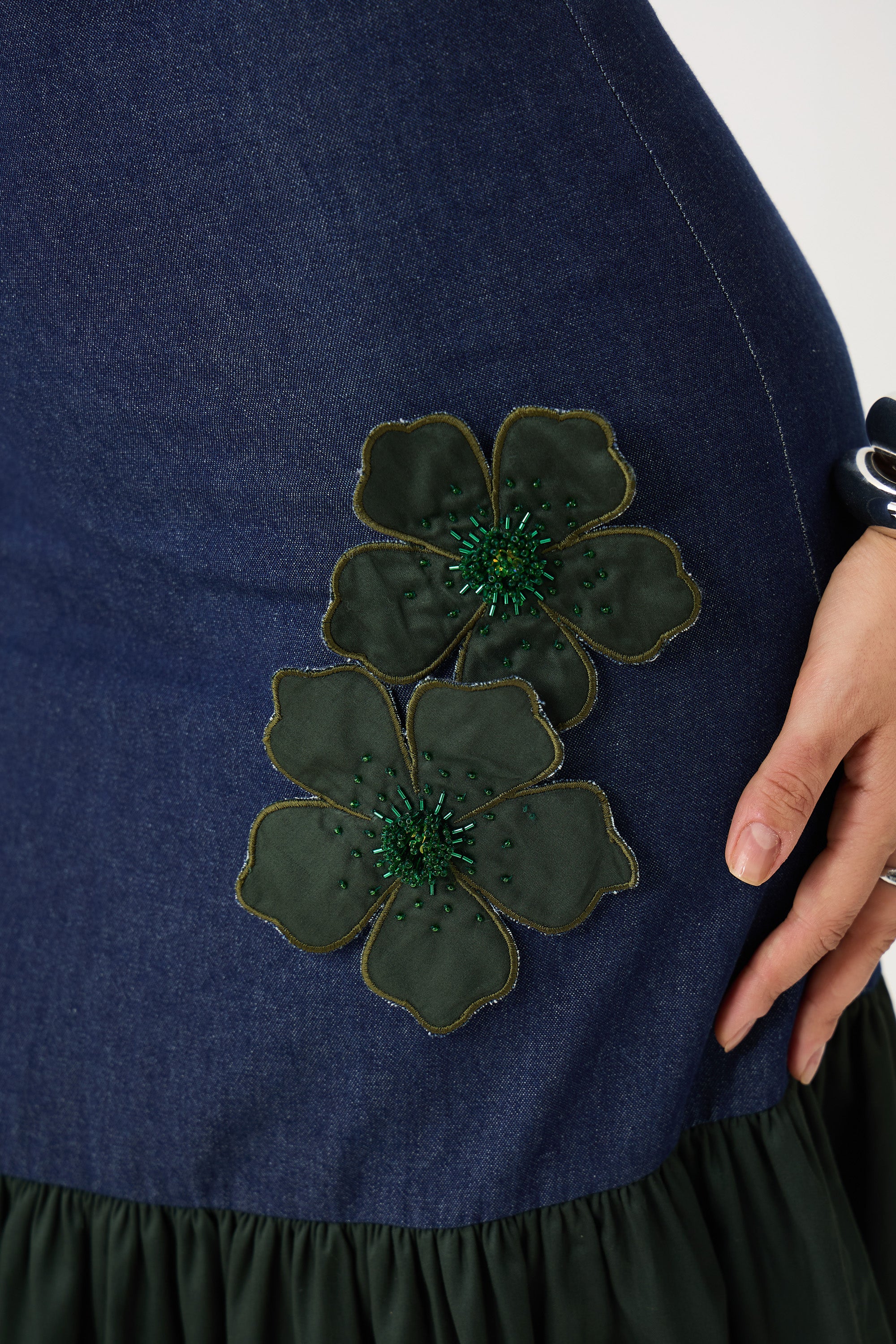The Wildflower Denim Dress
