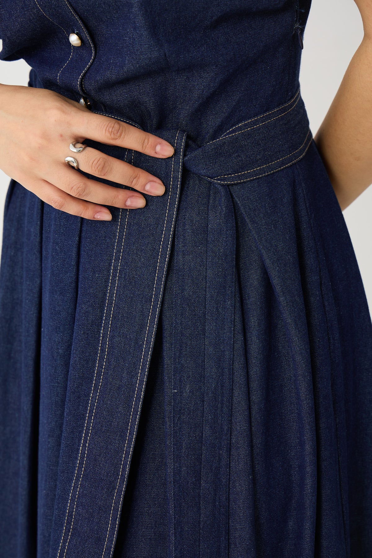 Blue Nocturne Midi Dress