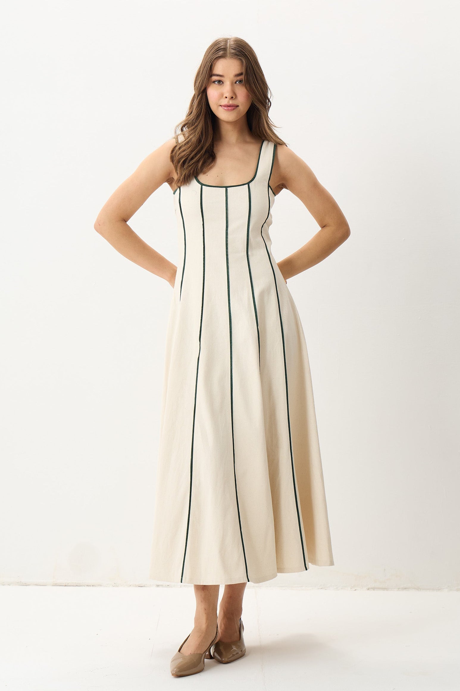 The Ivory Line Dress