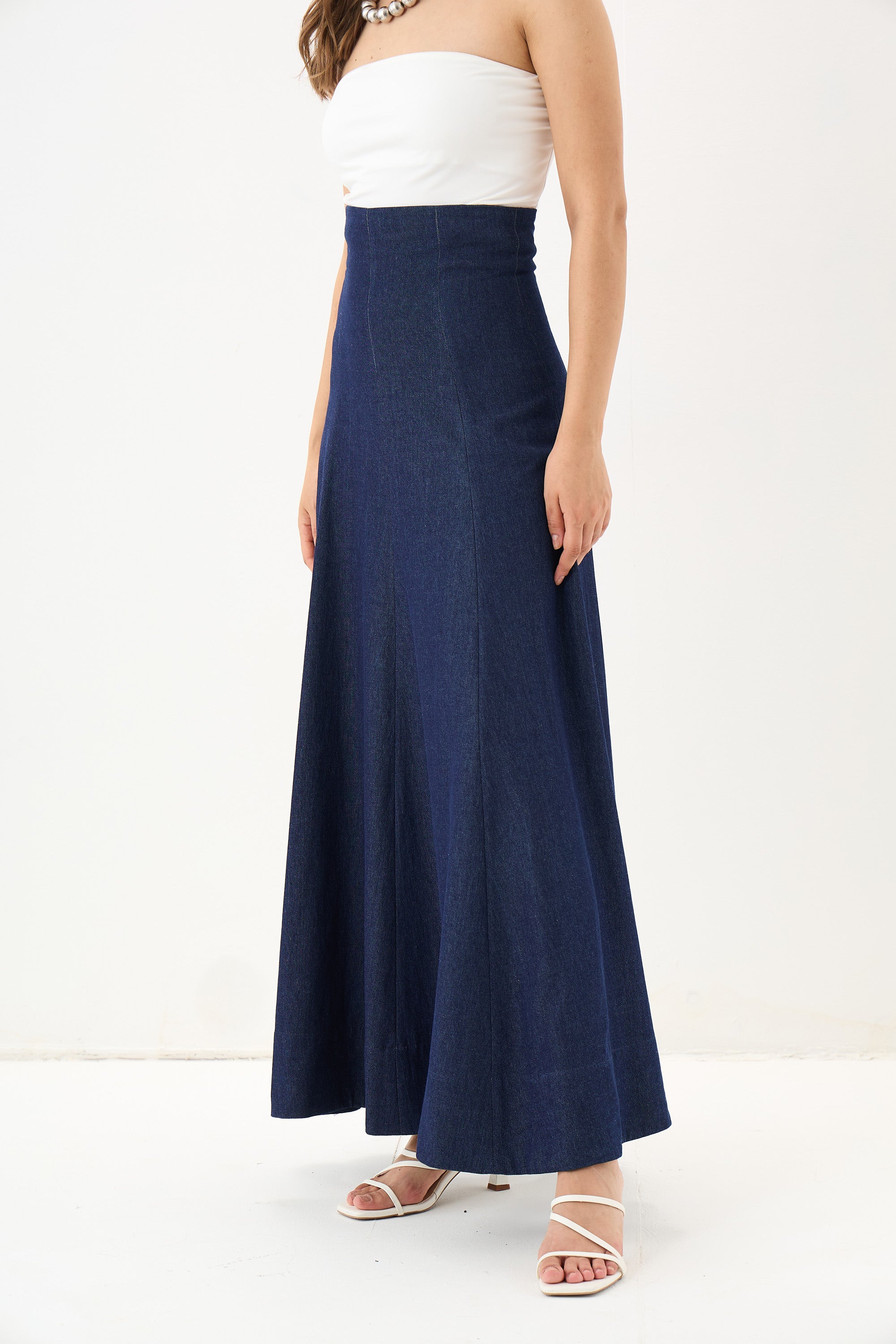 The Indigo Flare Skirt