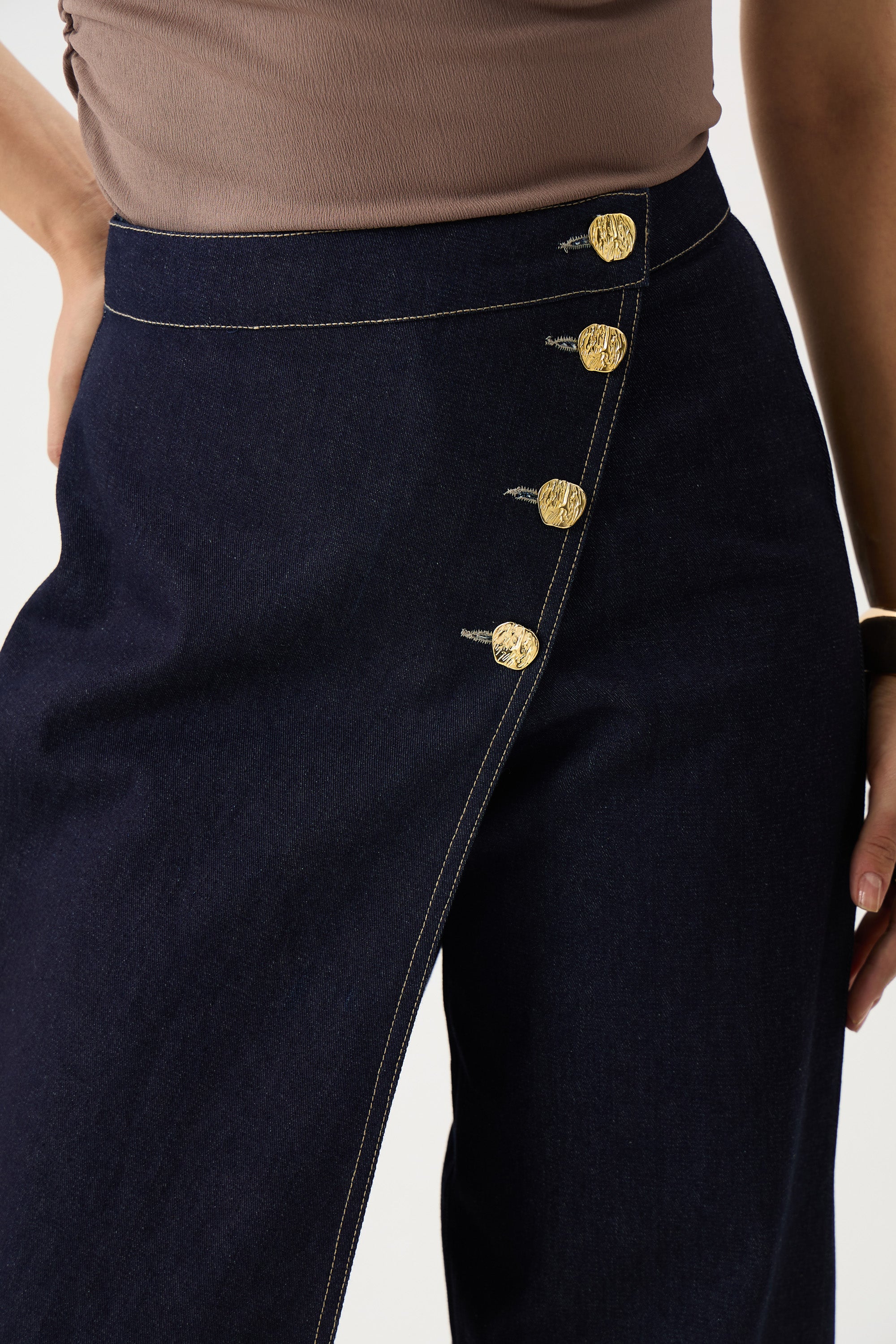 The Sculpted Denim Pant