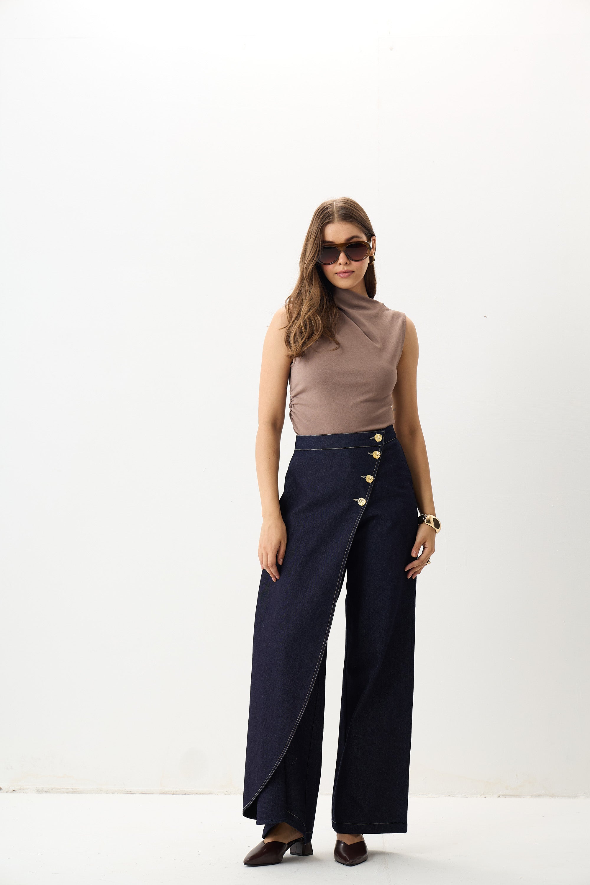 The Sculpted Denim Pant
