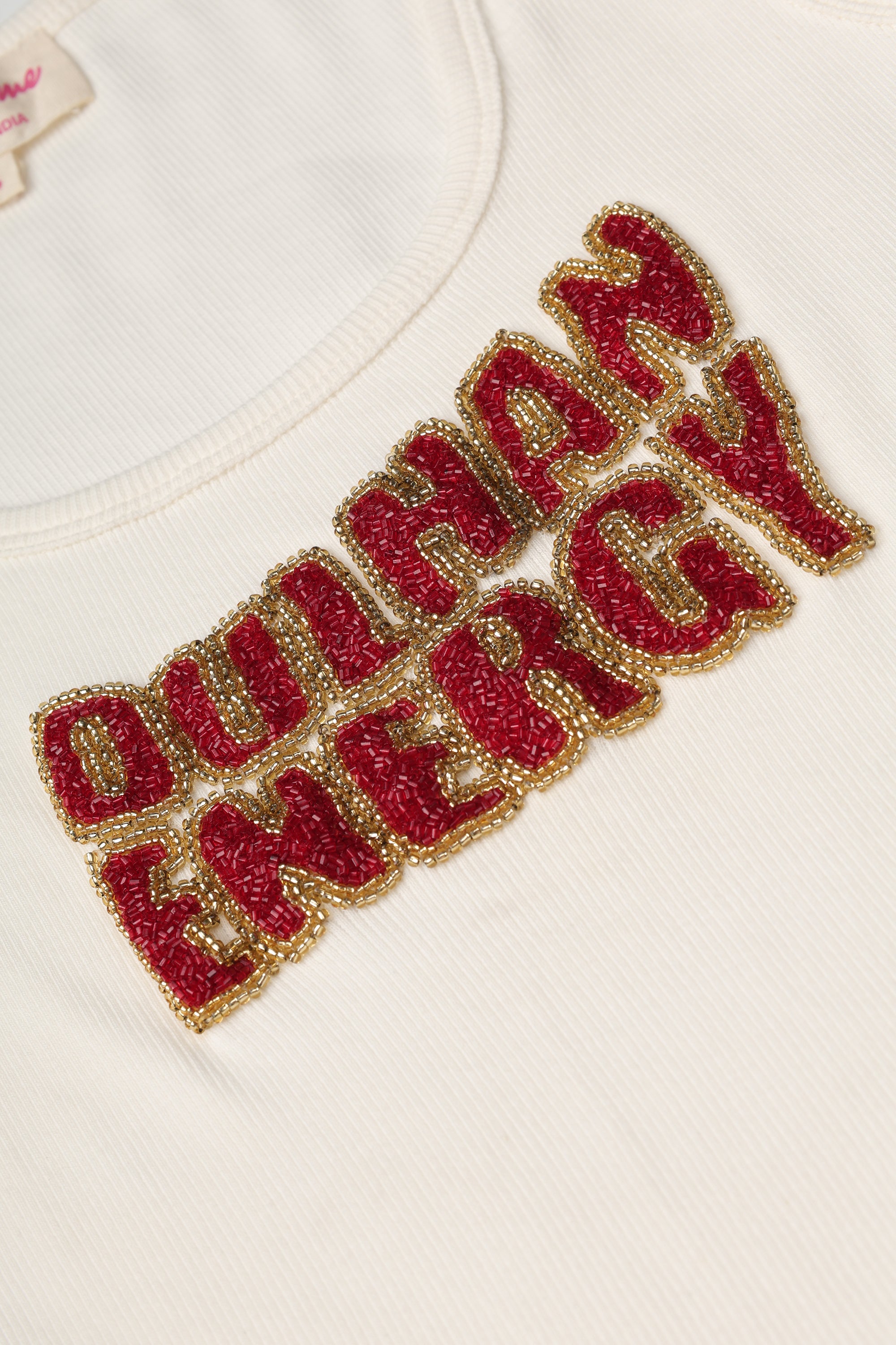 Dulhan Energy Beaded Tank Top