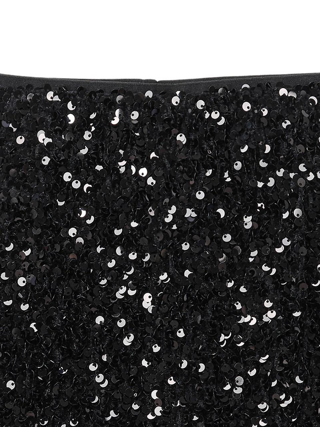 Black Sequin Skirt