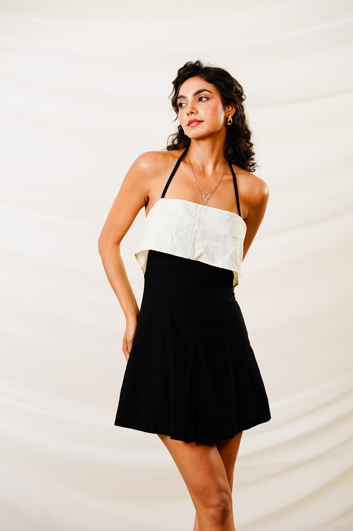 Black Swan Linen Dress