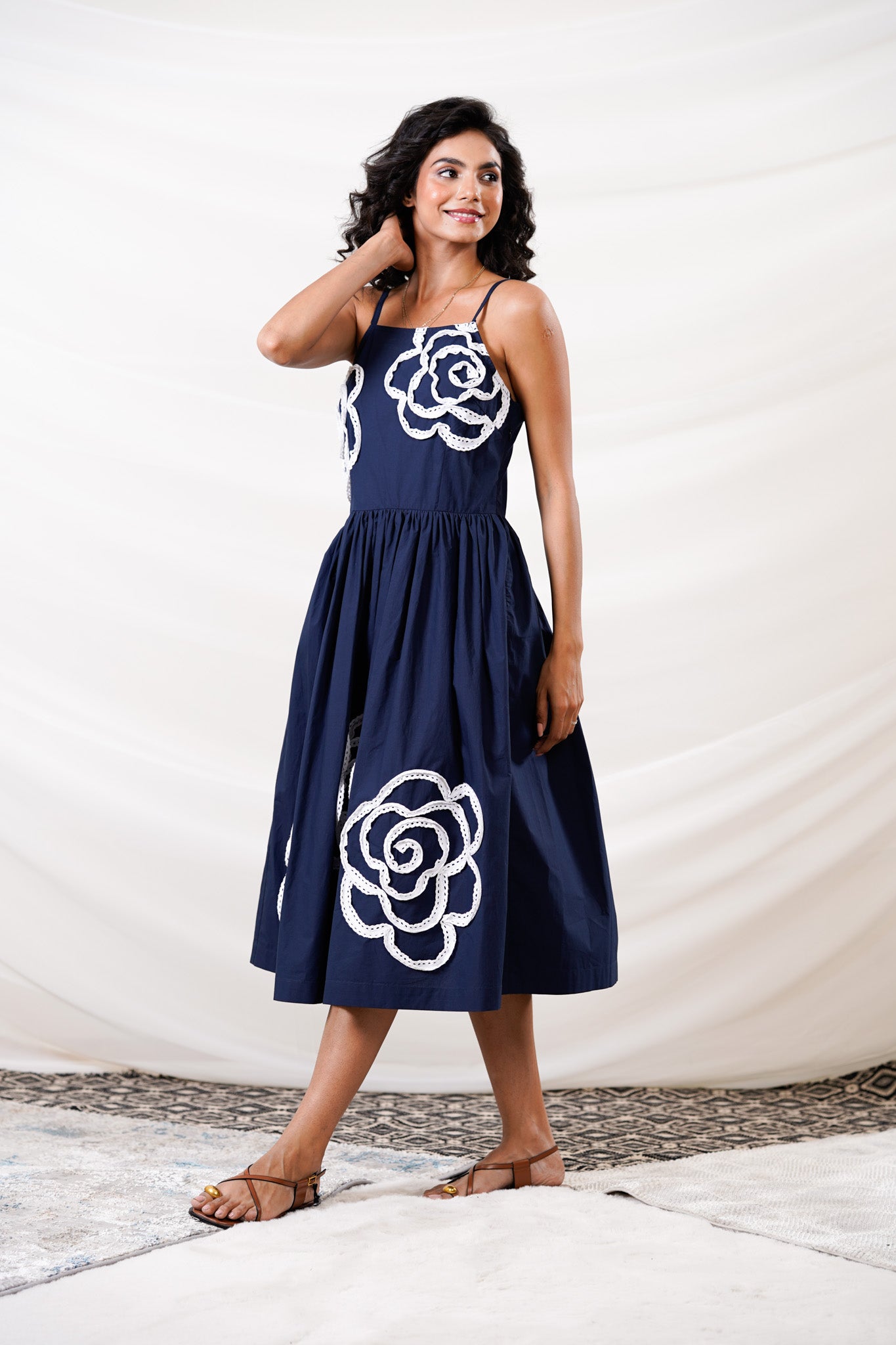 Azure Blossom Dress