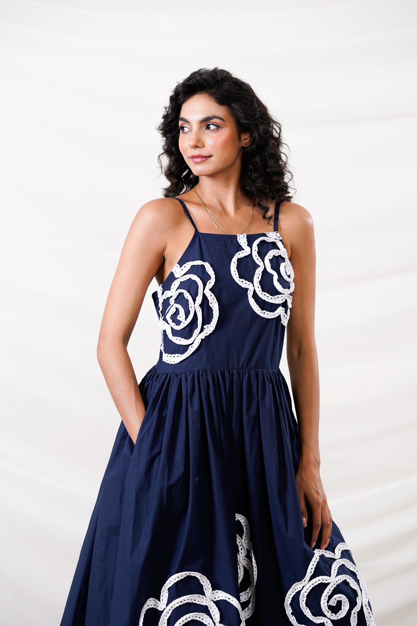 Azure Blossom Dress