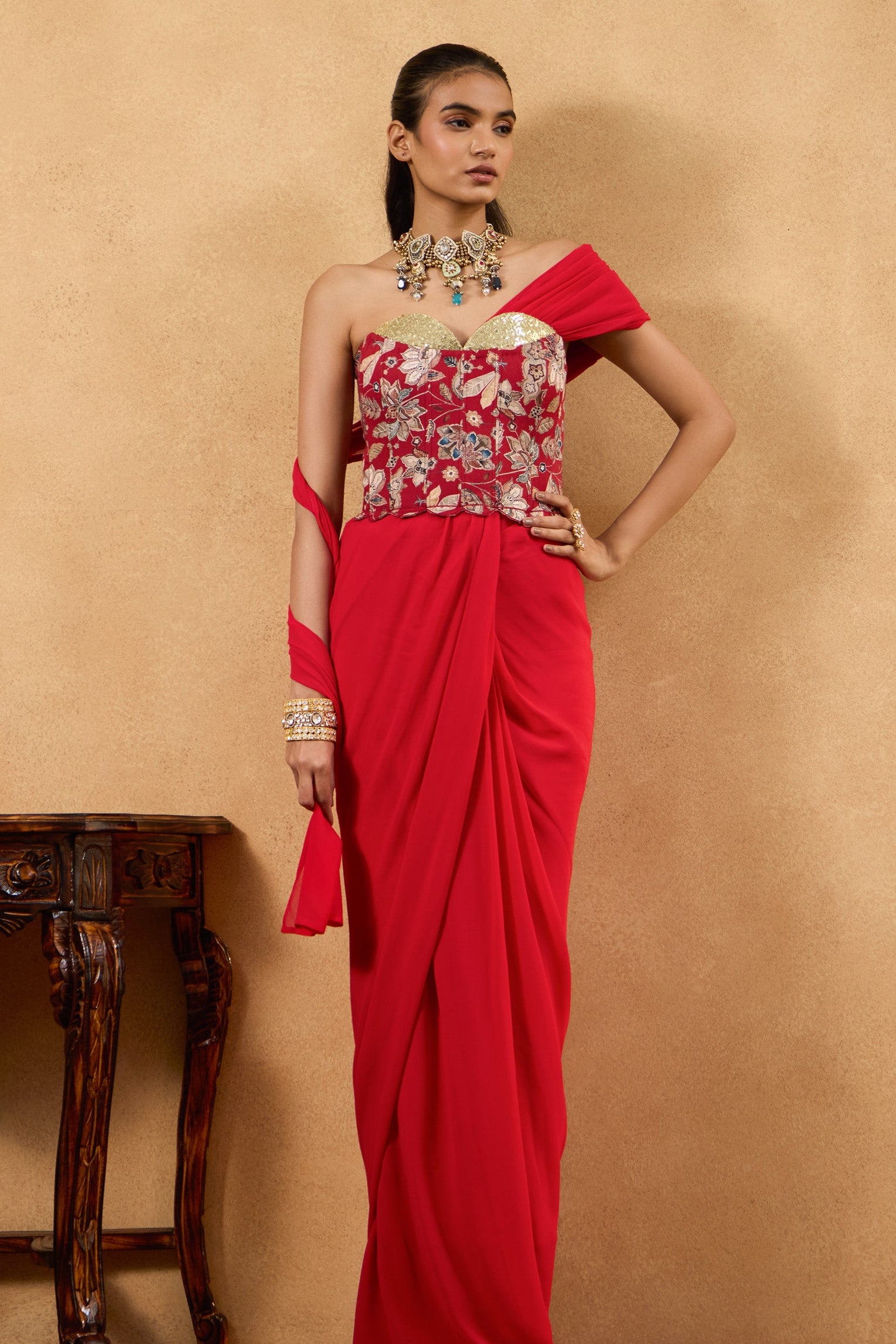 Laal Ishq Saree