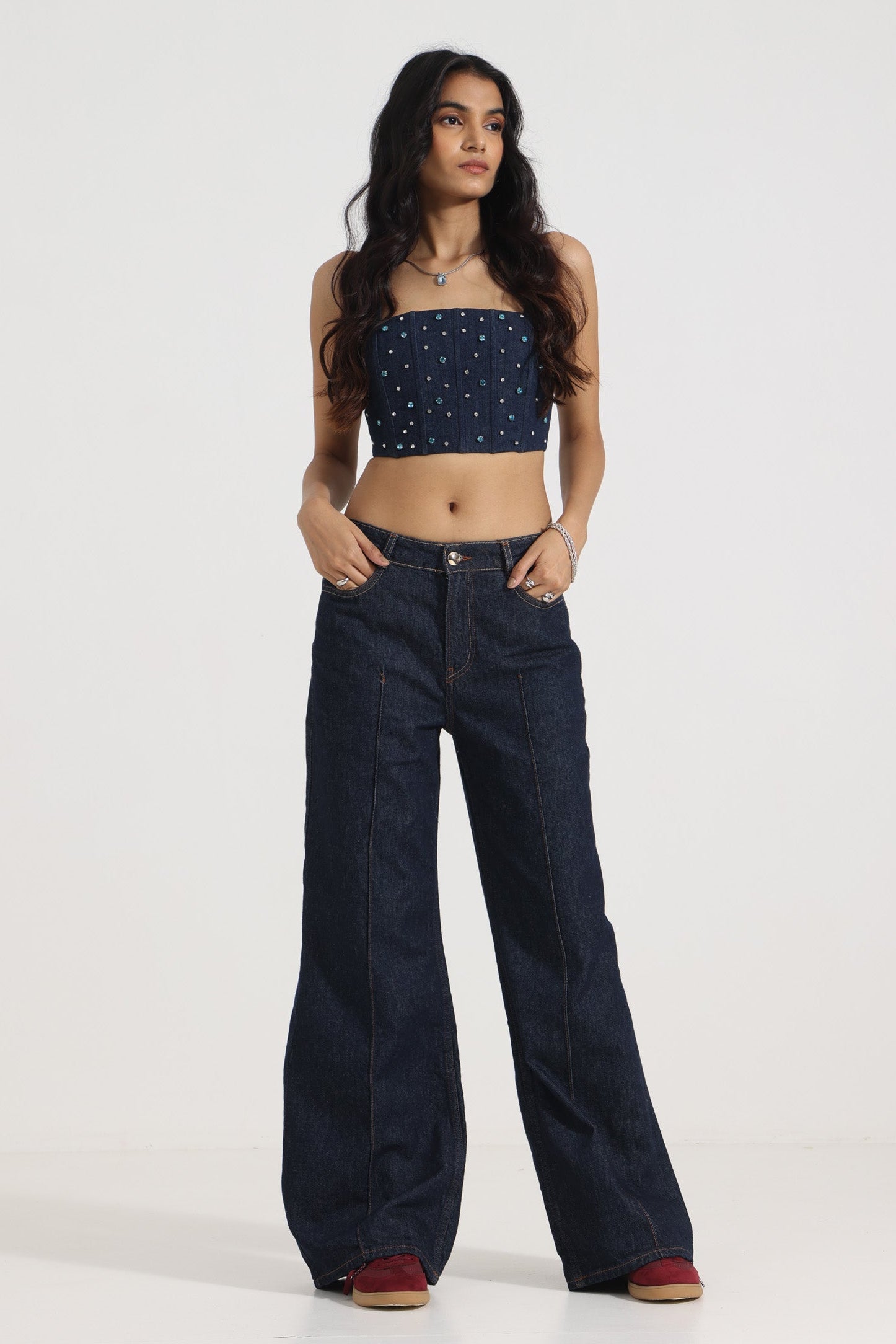 Stardust Denim Corset