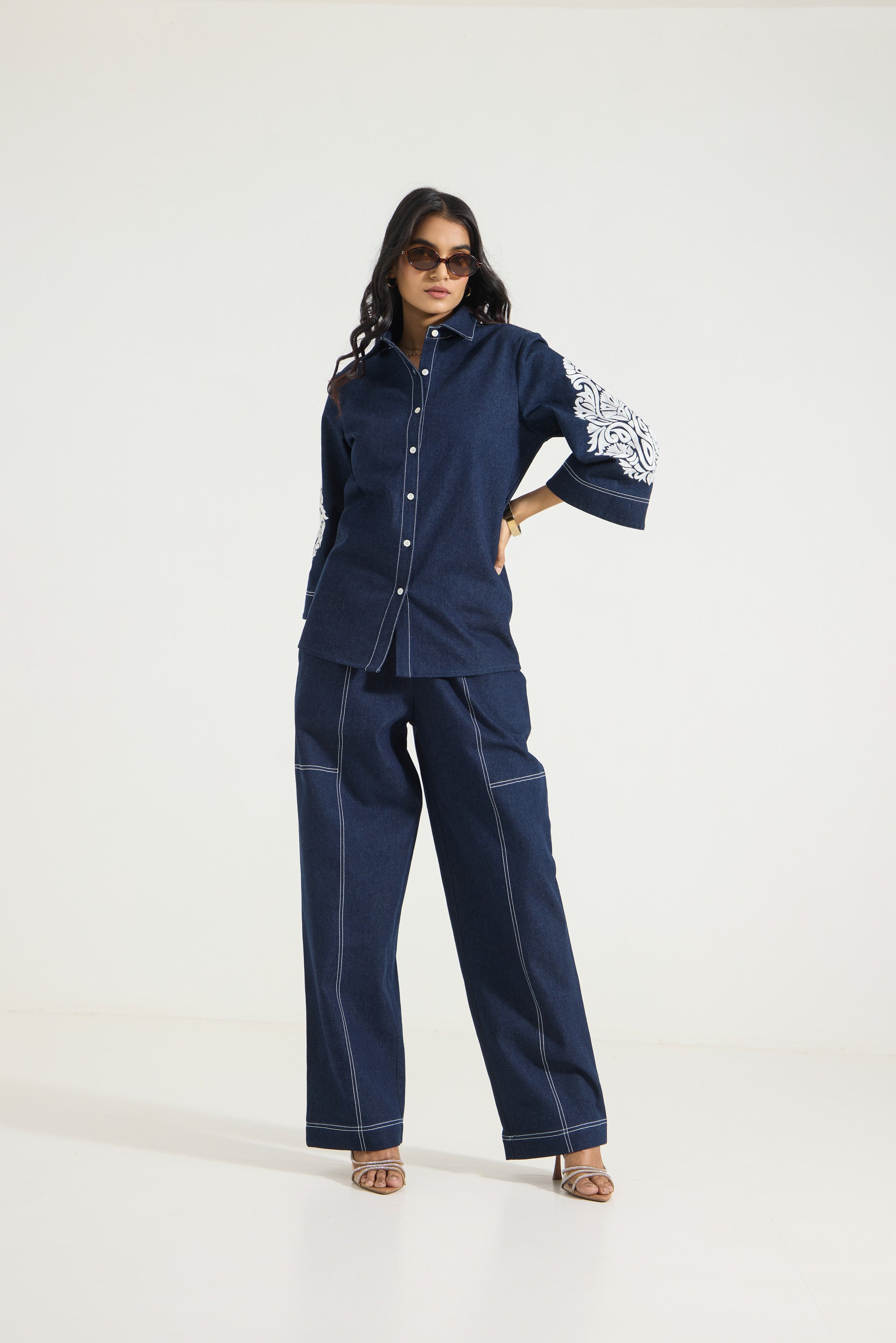 Denim Chronicle Co-ord
