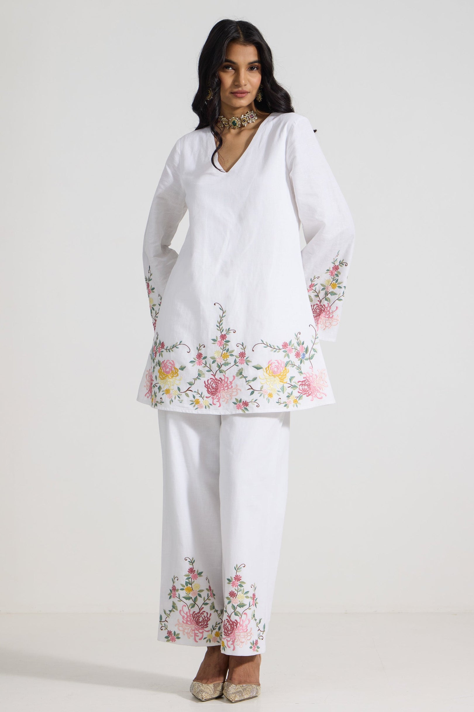 Mehek Embroidered Set