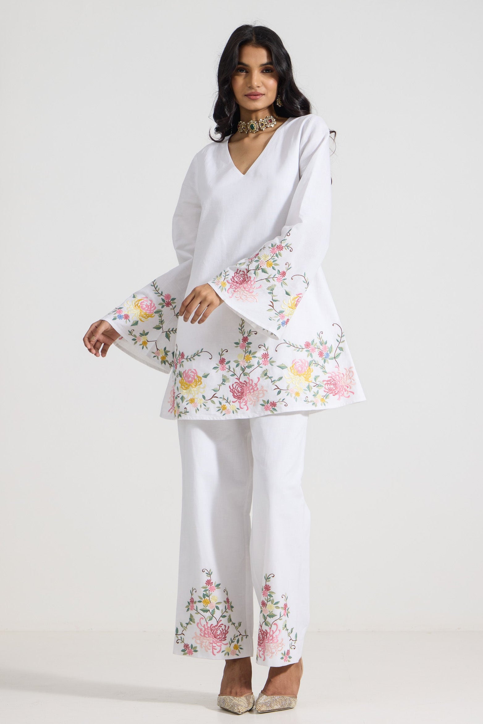 Mehek Embroidered Set