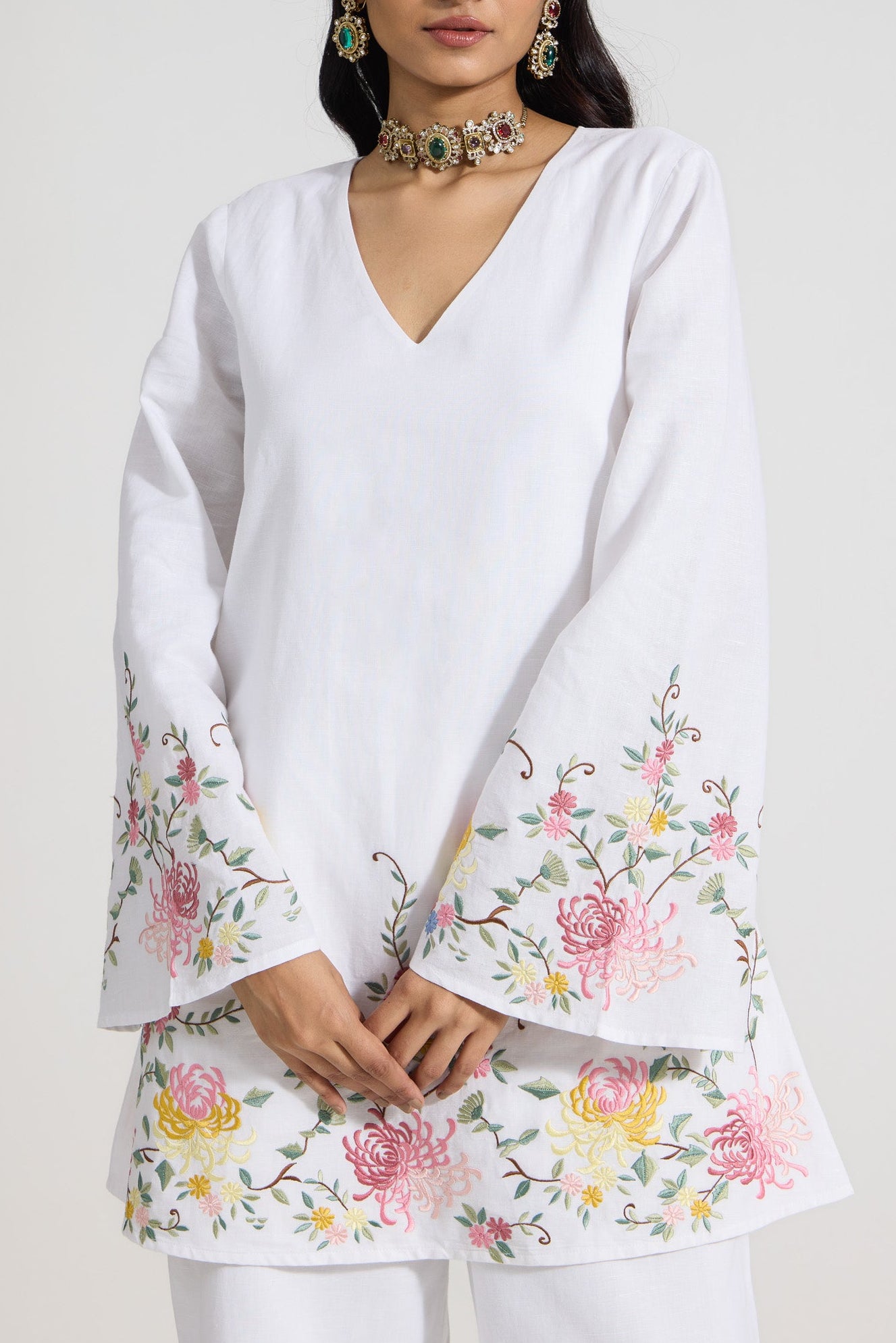 Mehek Embroidered Set