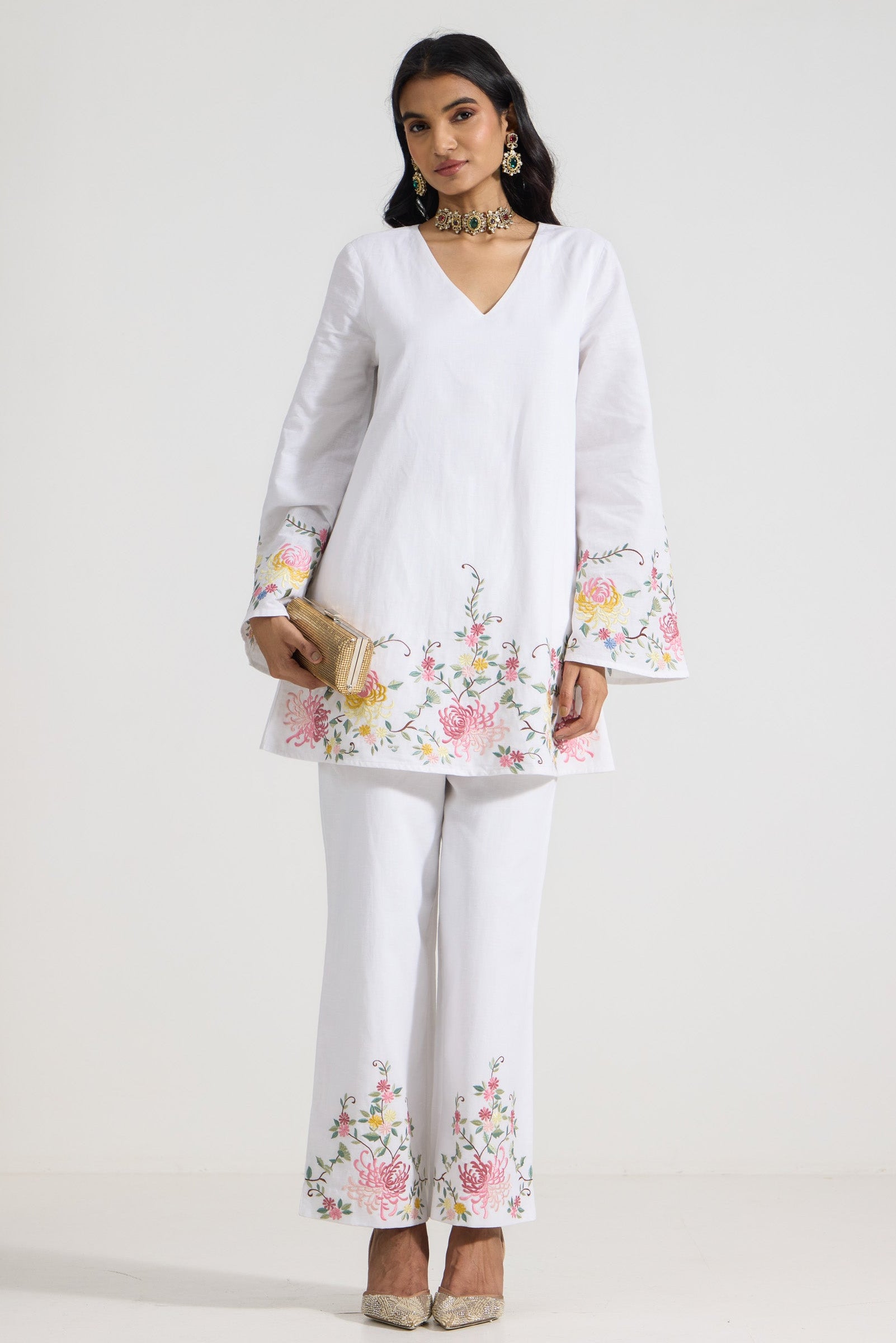 Mehek Embroidered Set