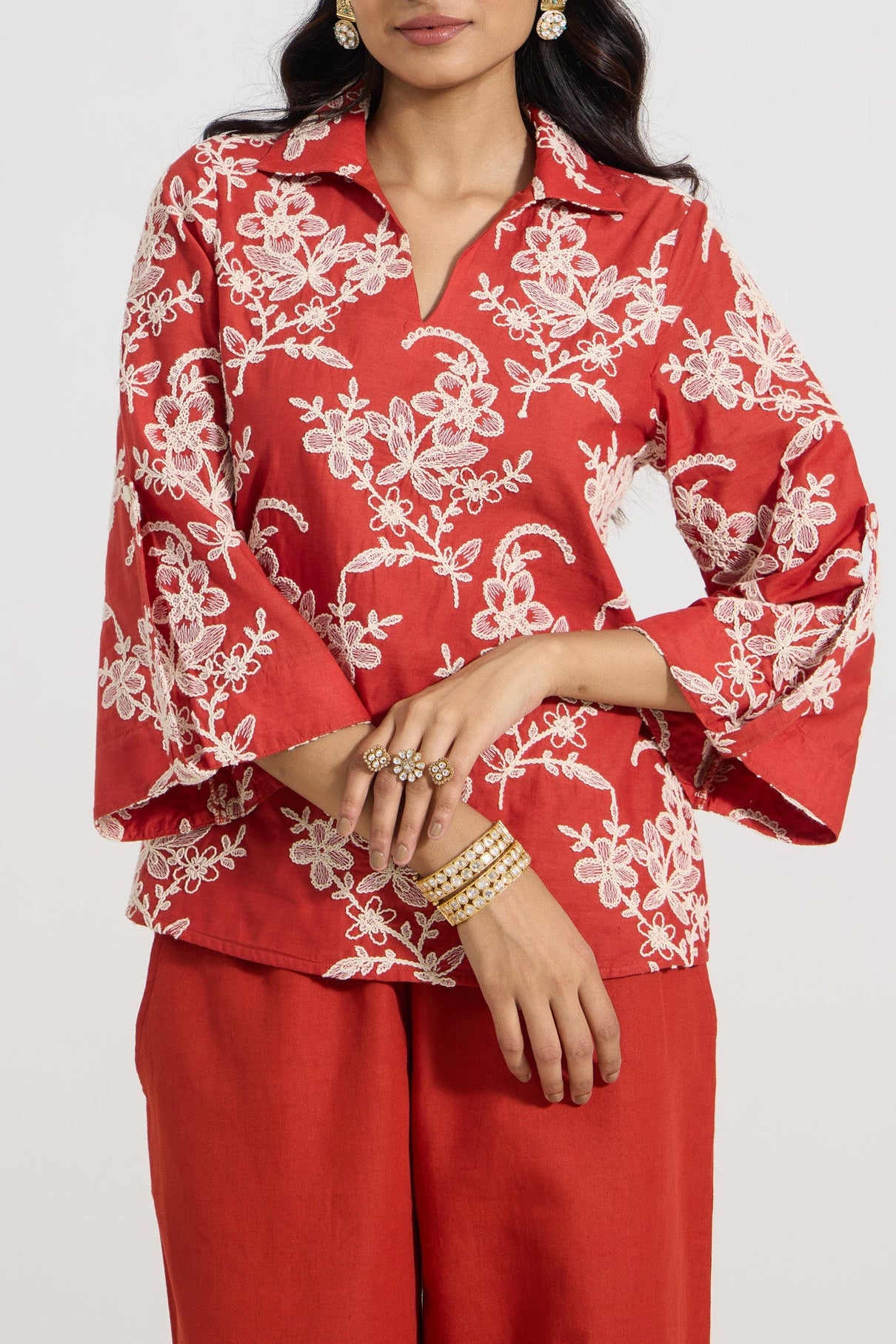 Ishq Embroidered Set