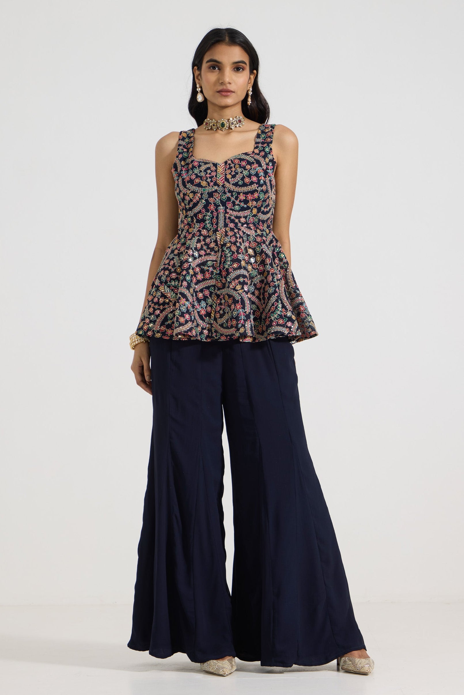 Chandni Raat Peplum Set