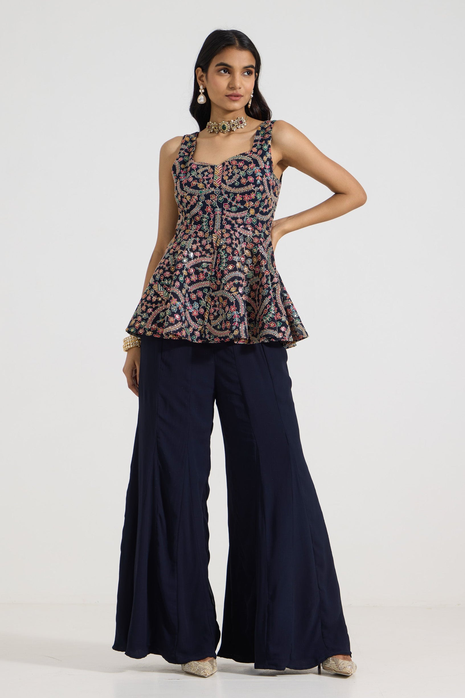 Chandni Raat Peplum Set