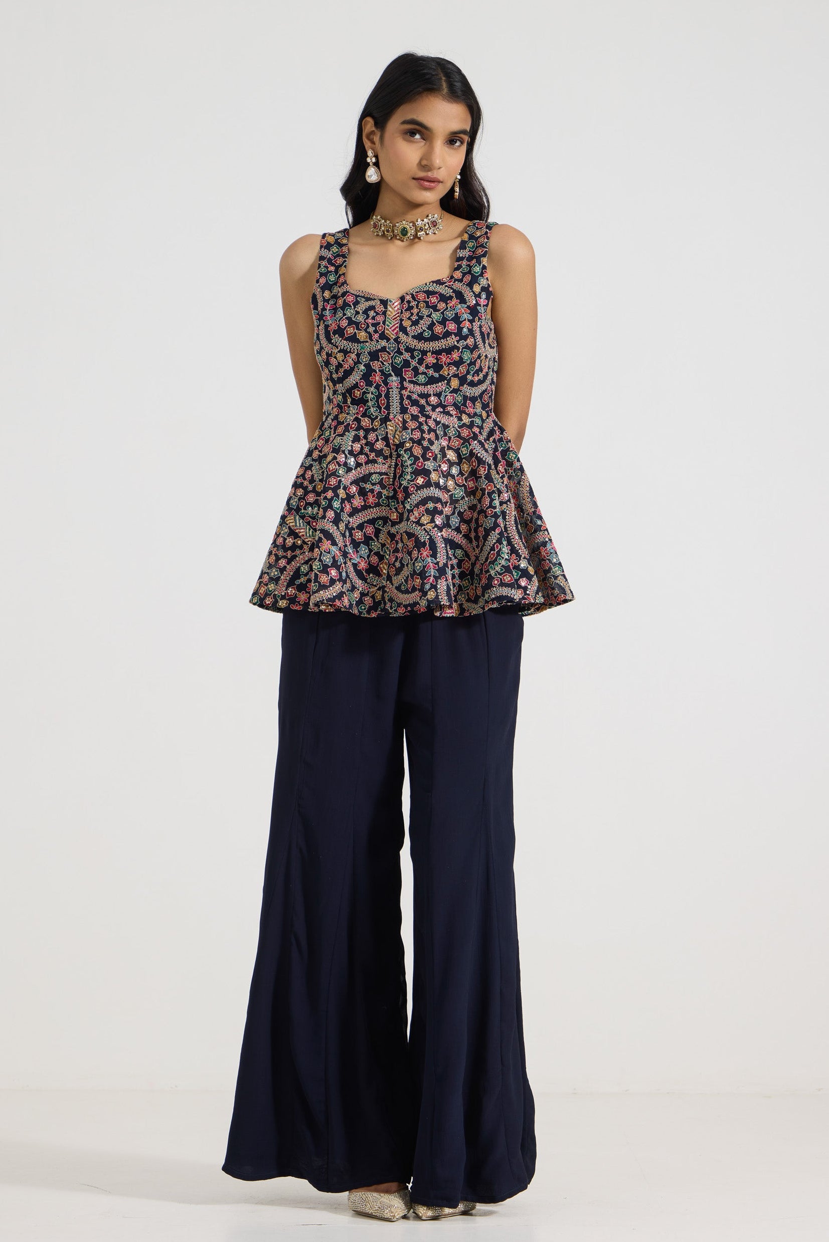 Chandni Raat Peplum Set