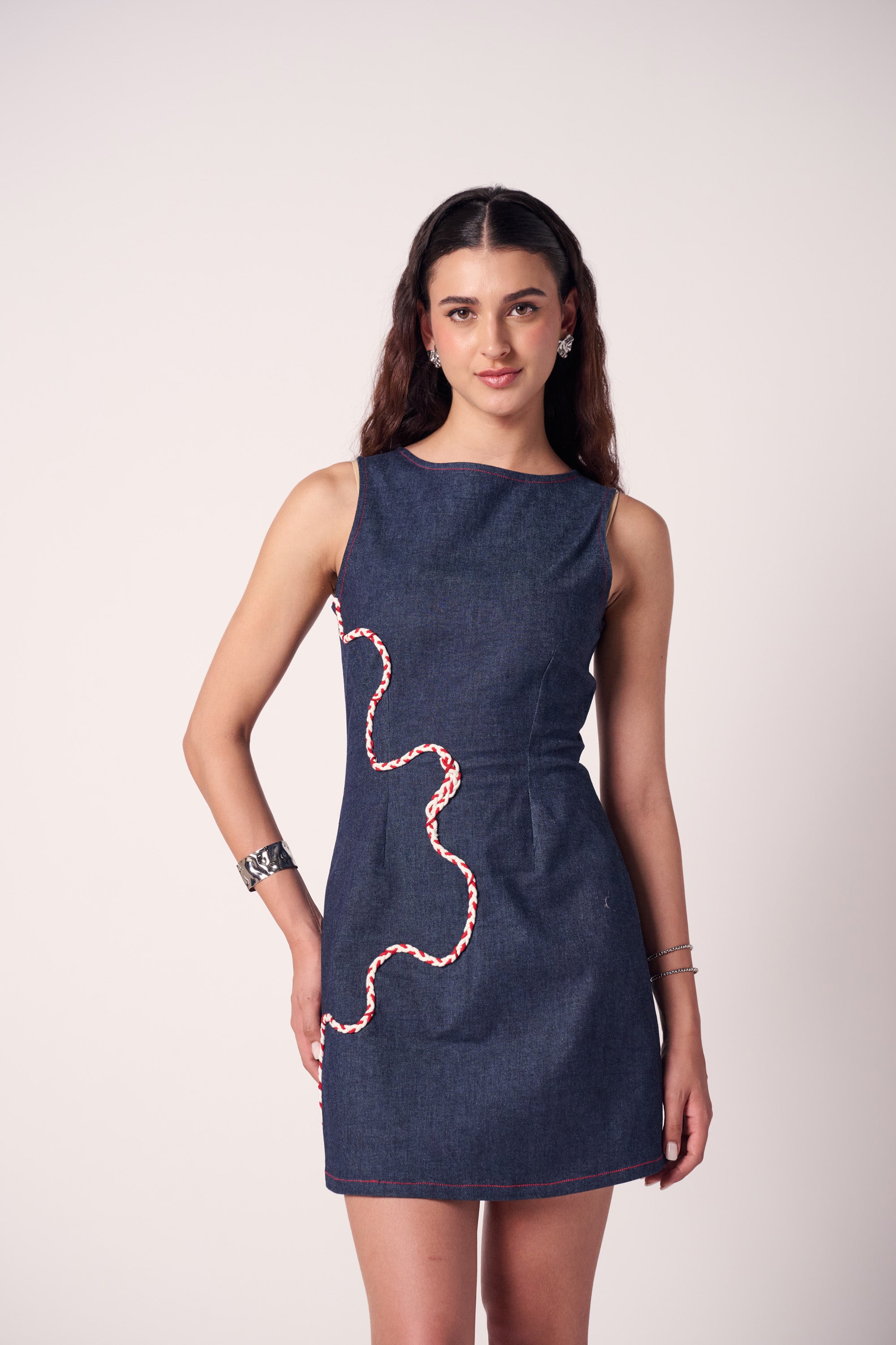 Candy Curve Denim Dress