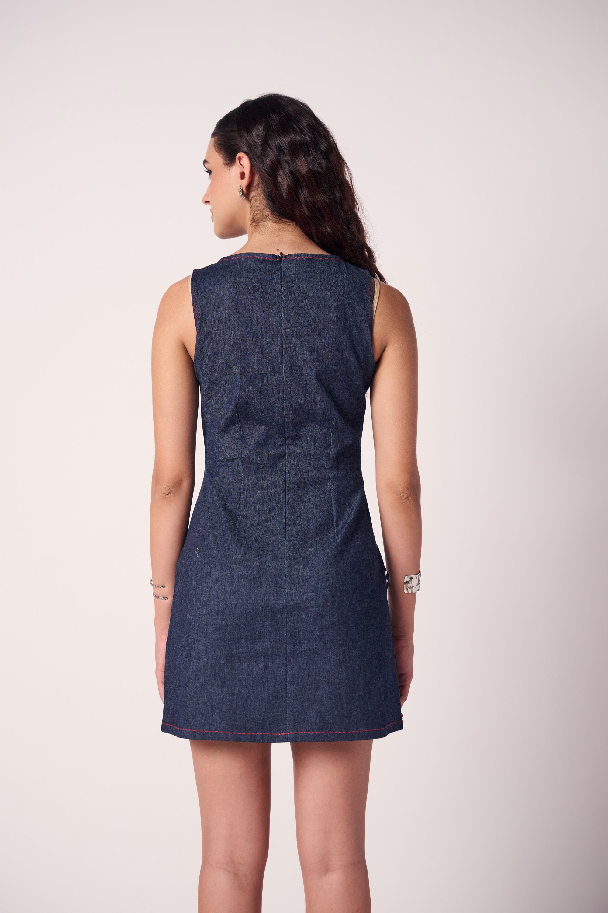 Candy Curve Denim Dress