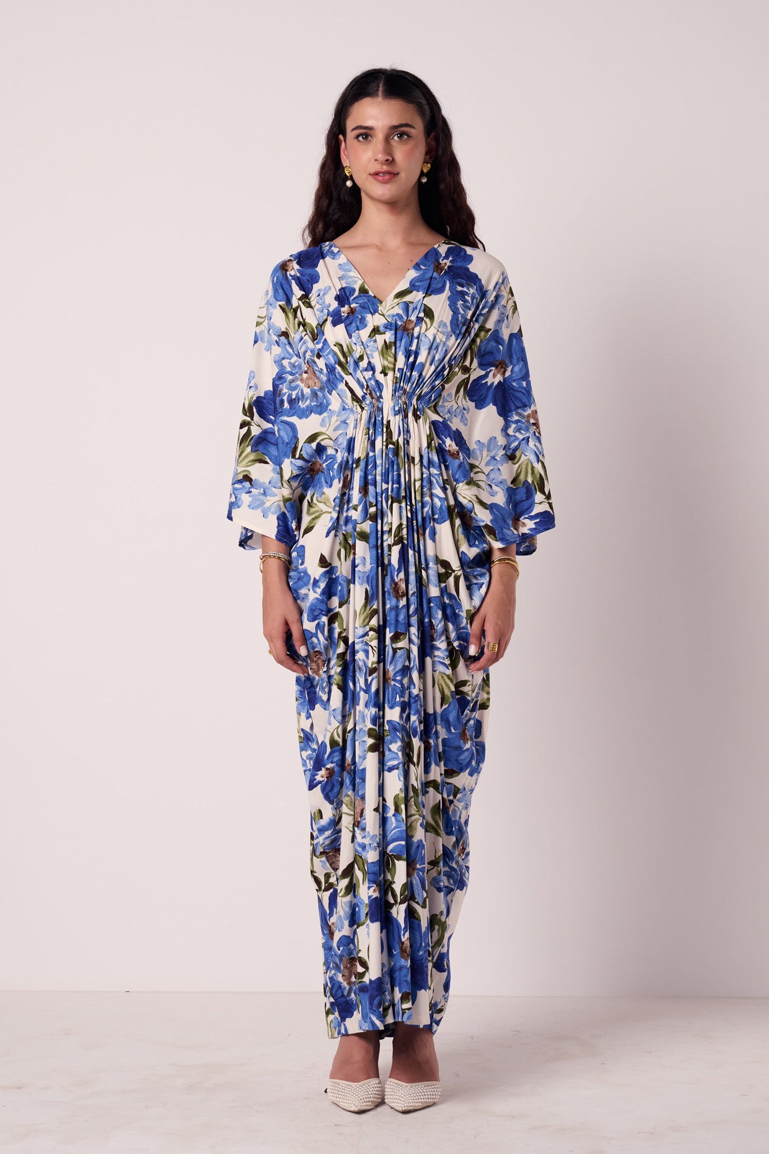Noor Blue Kaftan Dress