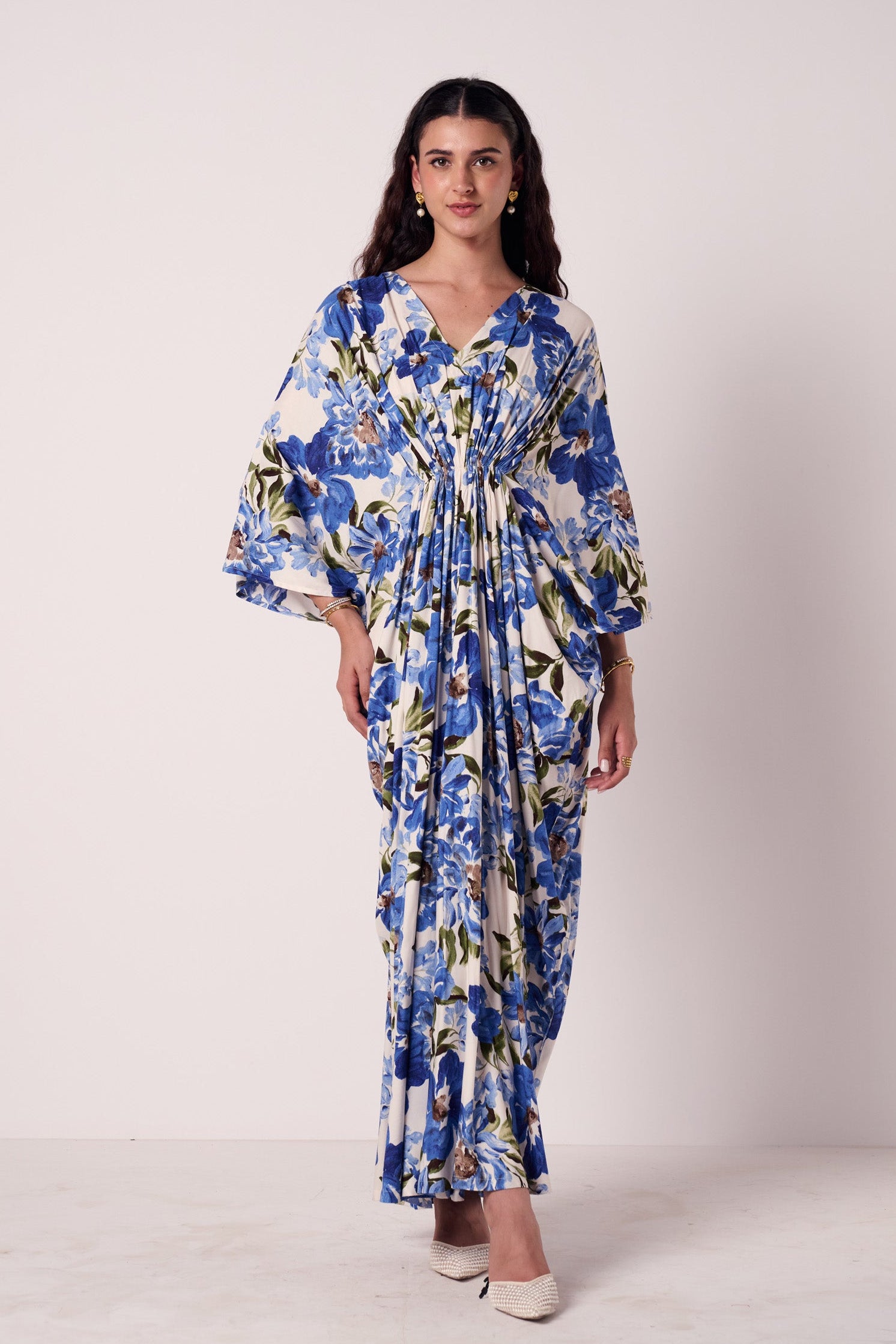 Noor Blue Kaftan Dress
