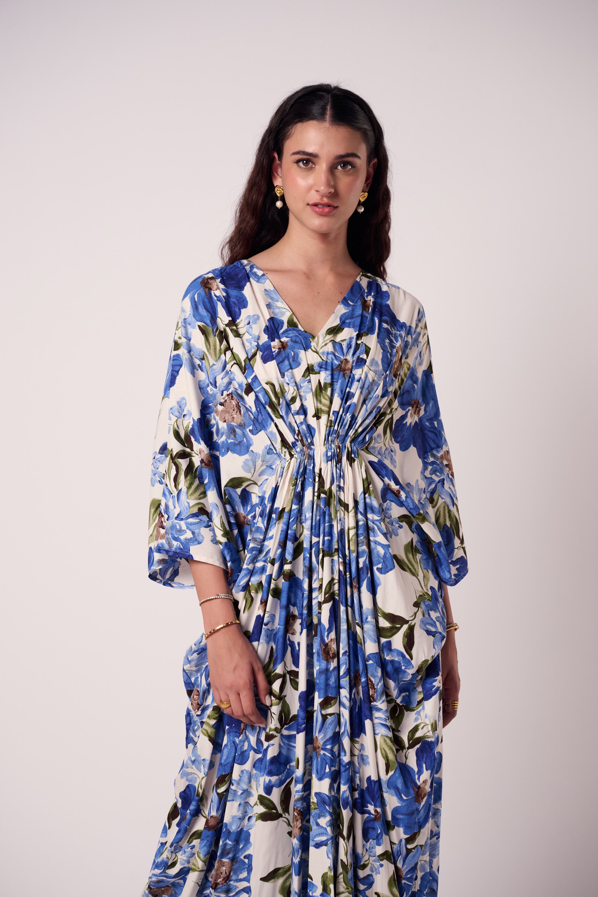 Noor Blue Kaftan Dress