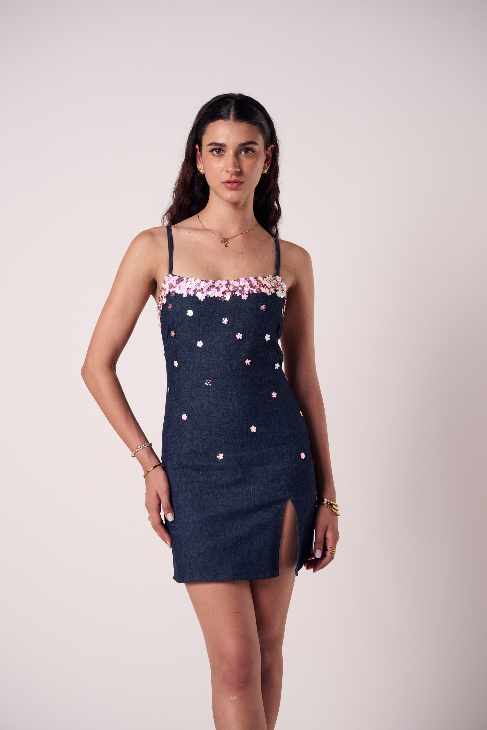 Blossom Denim Dress