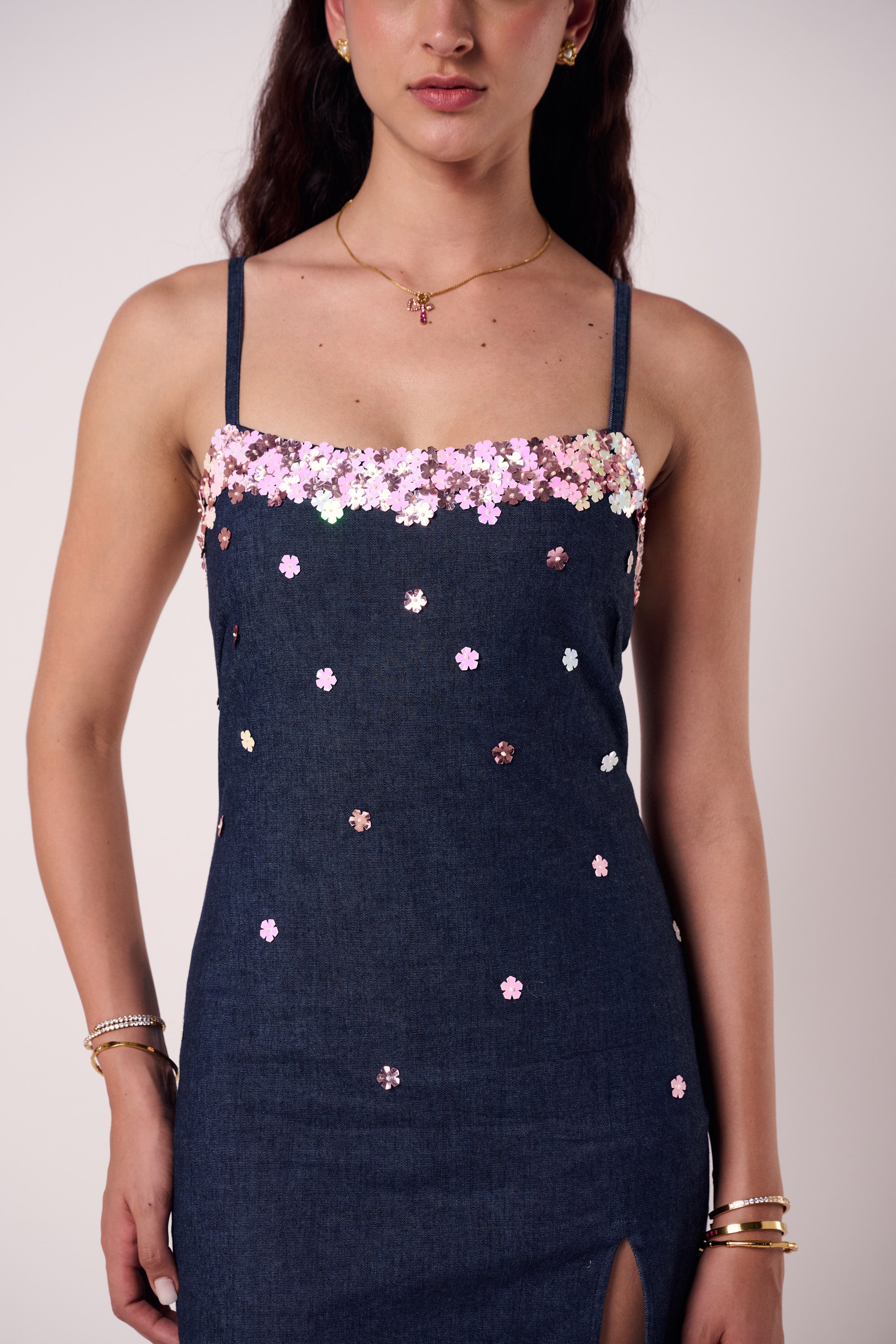 Blossom Denim Dress