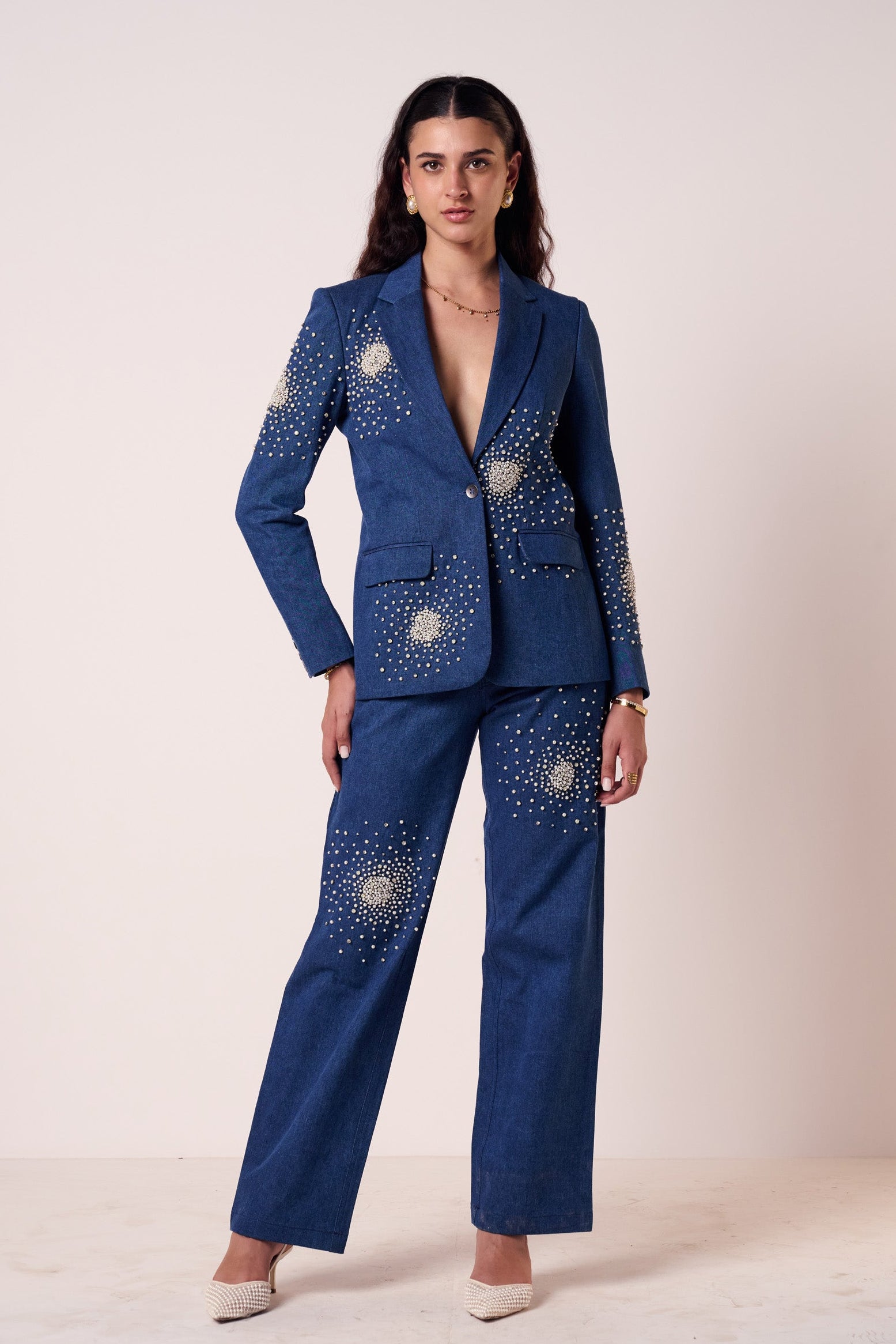 Celestia Embellished Suit
