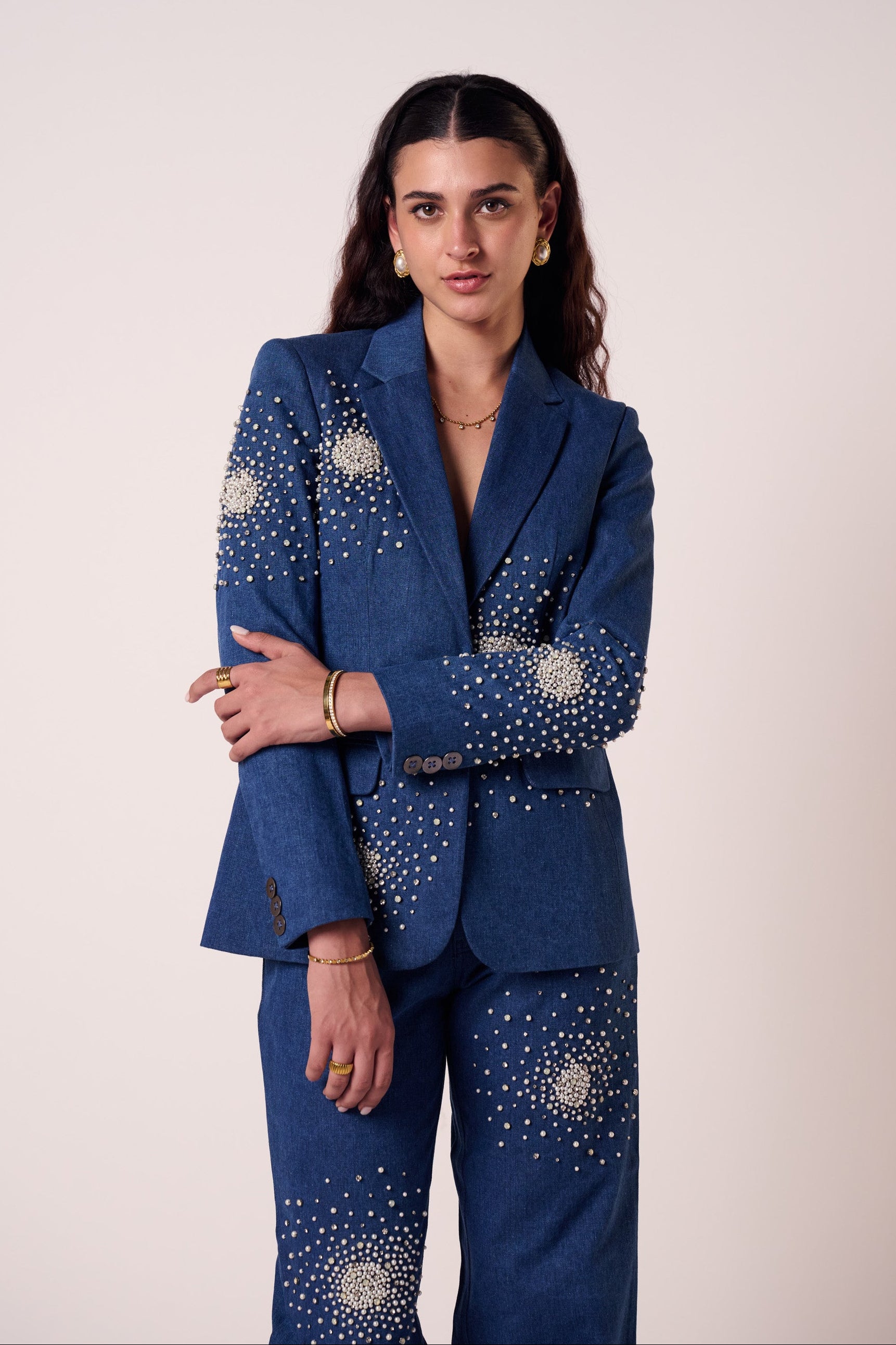 Celestia Embellished Suit