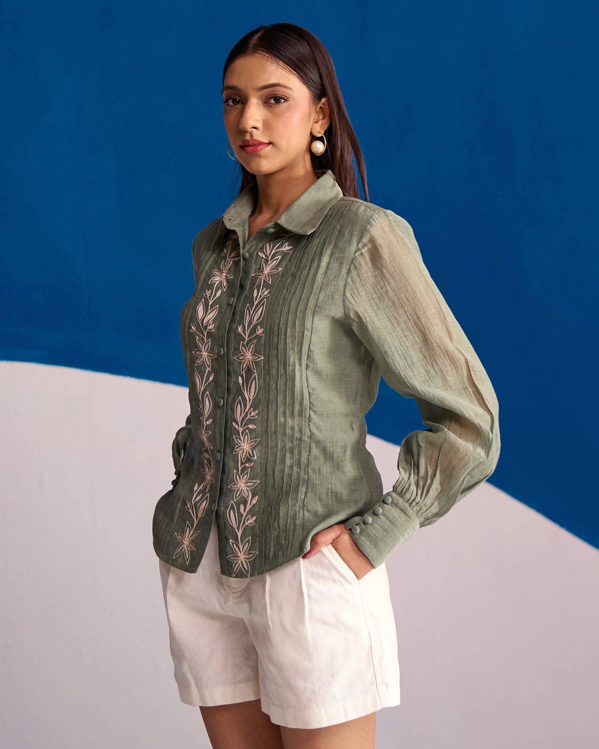 Salt Pleat Shorts