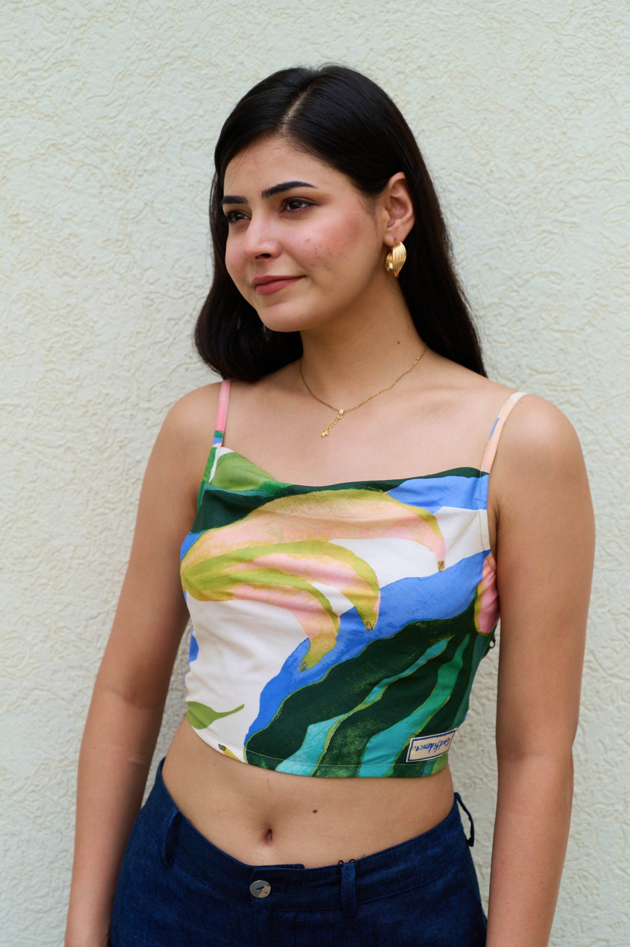 Tropical Bliss Backless Top
