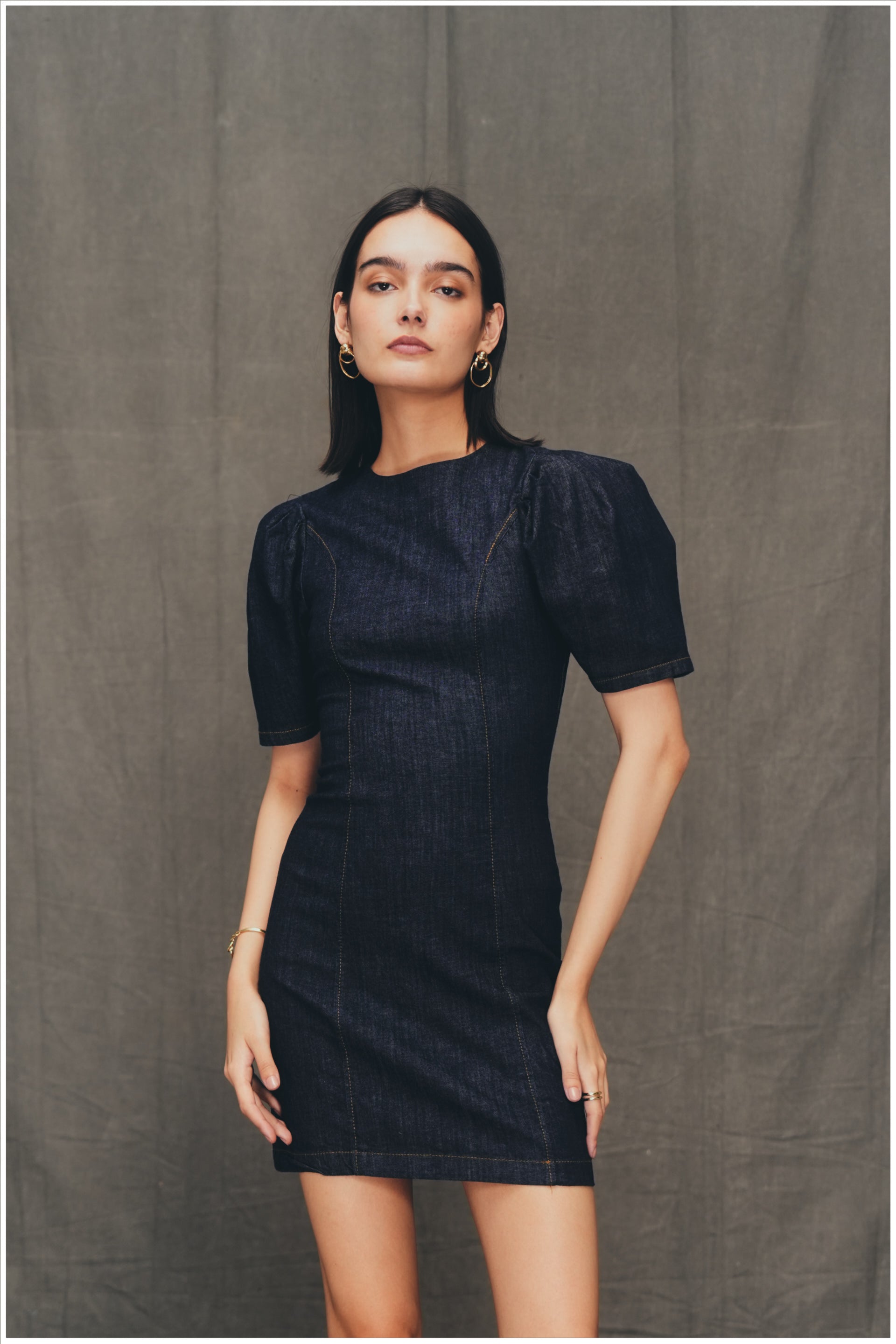 The Power Denim Dress