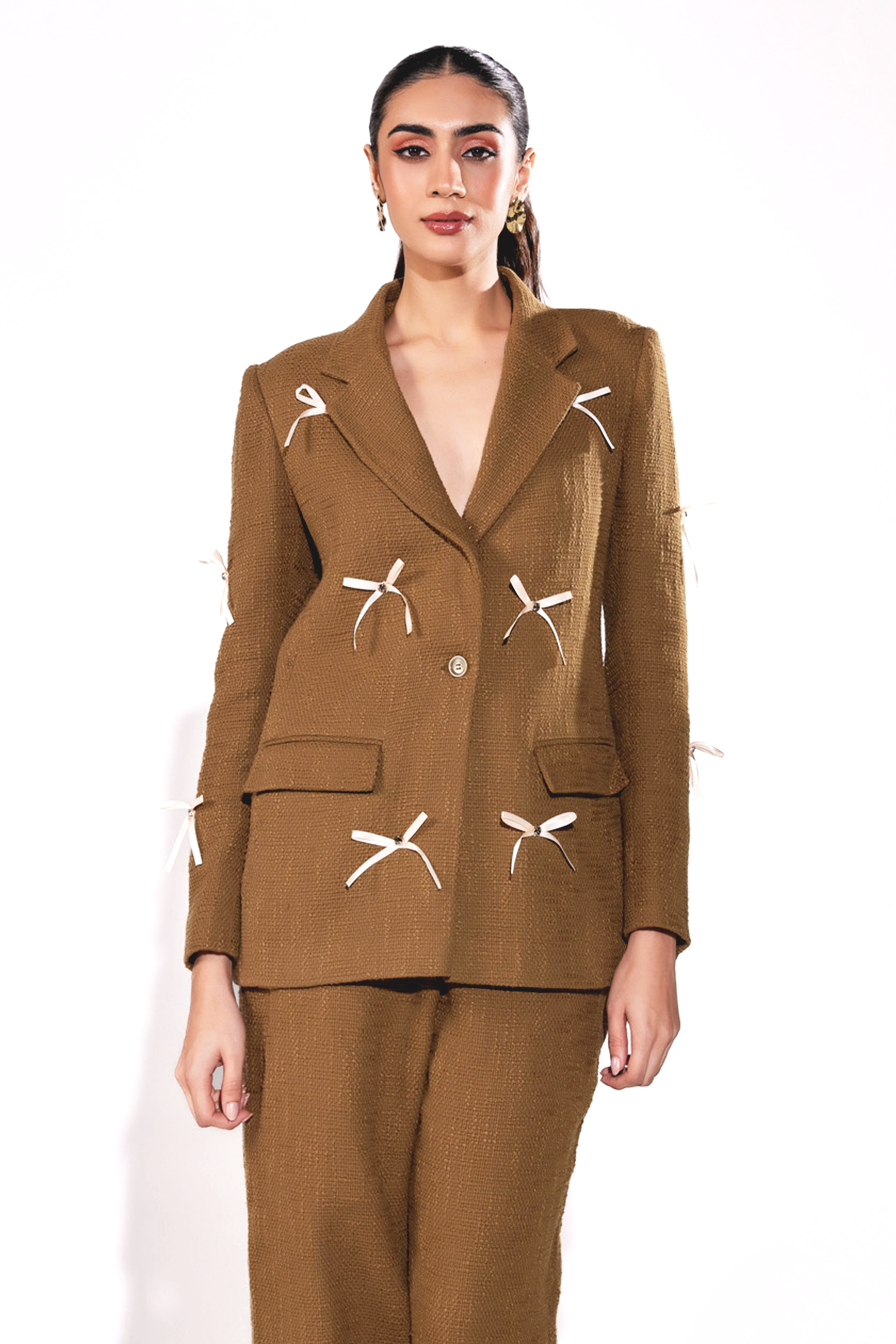 Elegant Khaadi Bow Blazer