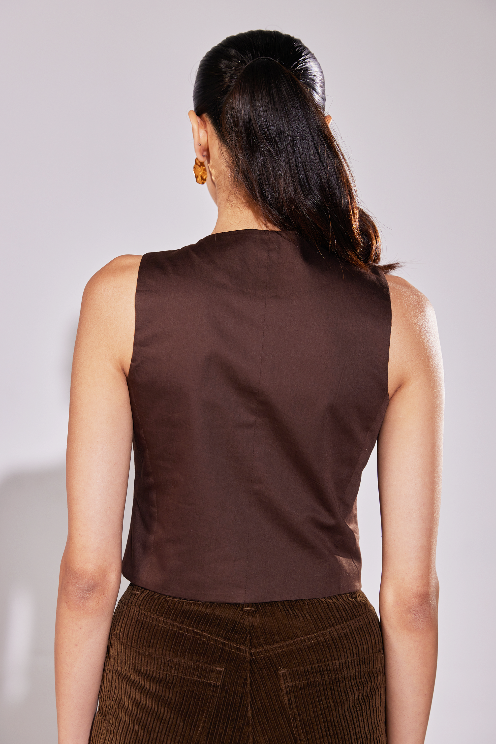 Embroidered Aviary Vest Coat