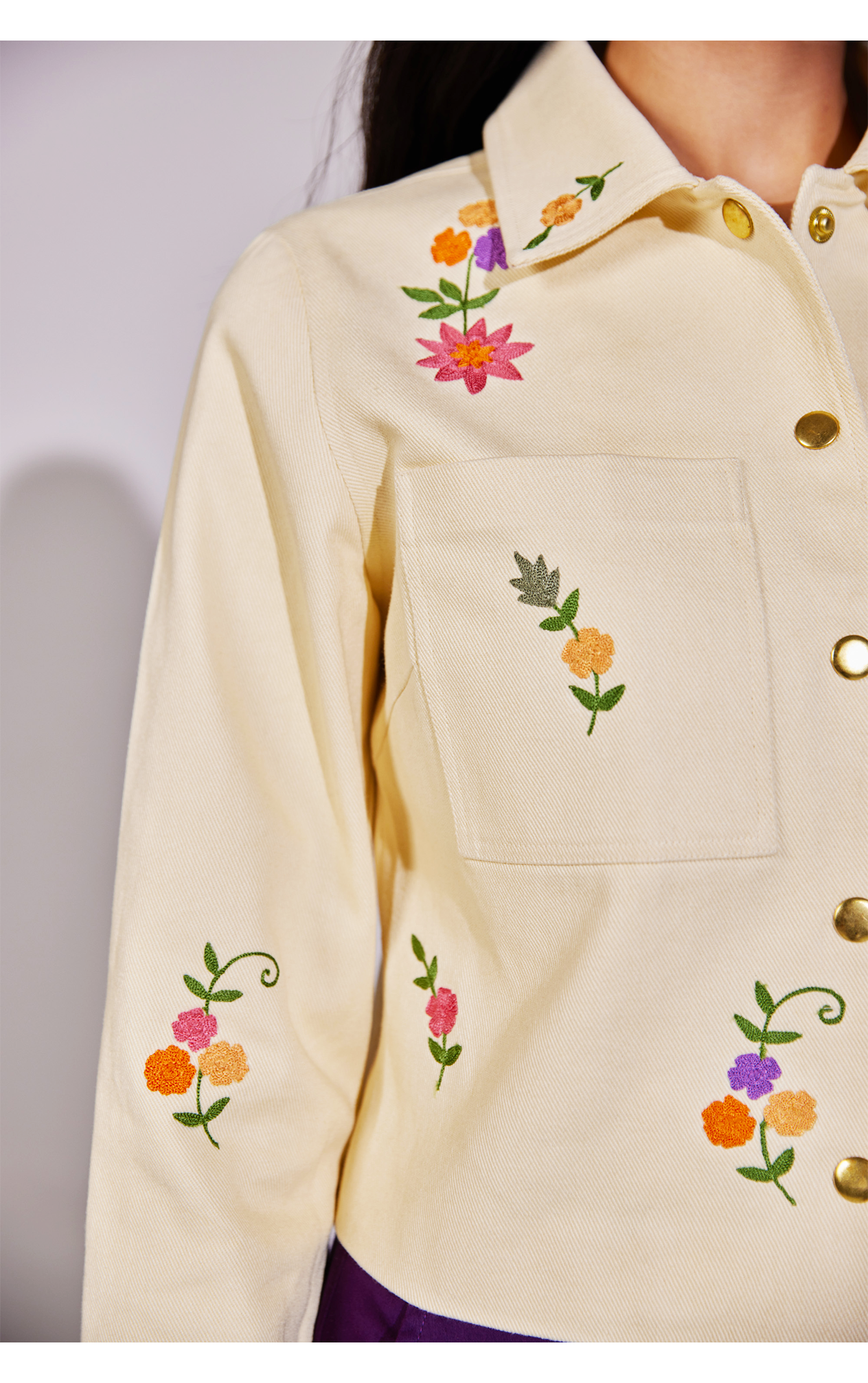 Embroidered Eden Jacket