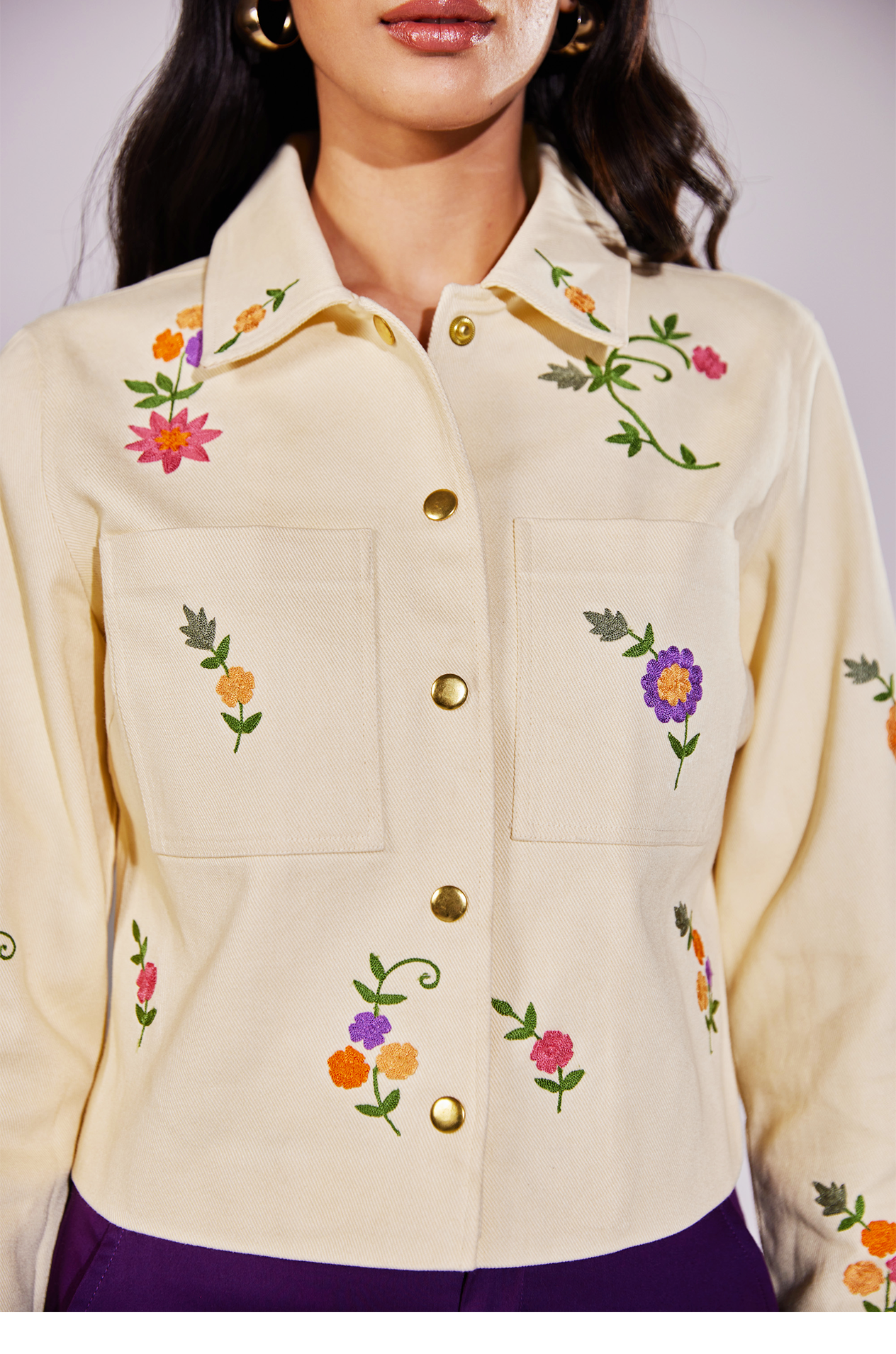 Embroidered Eden Jacket