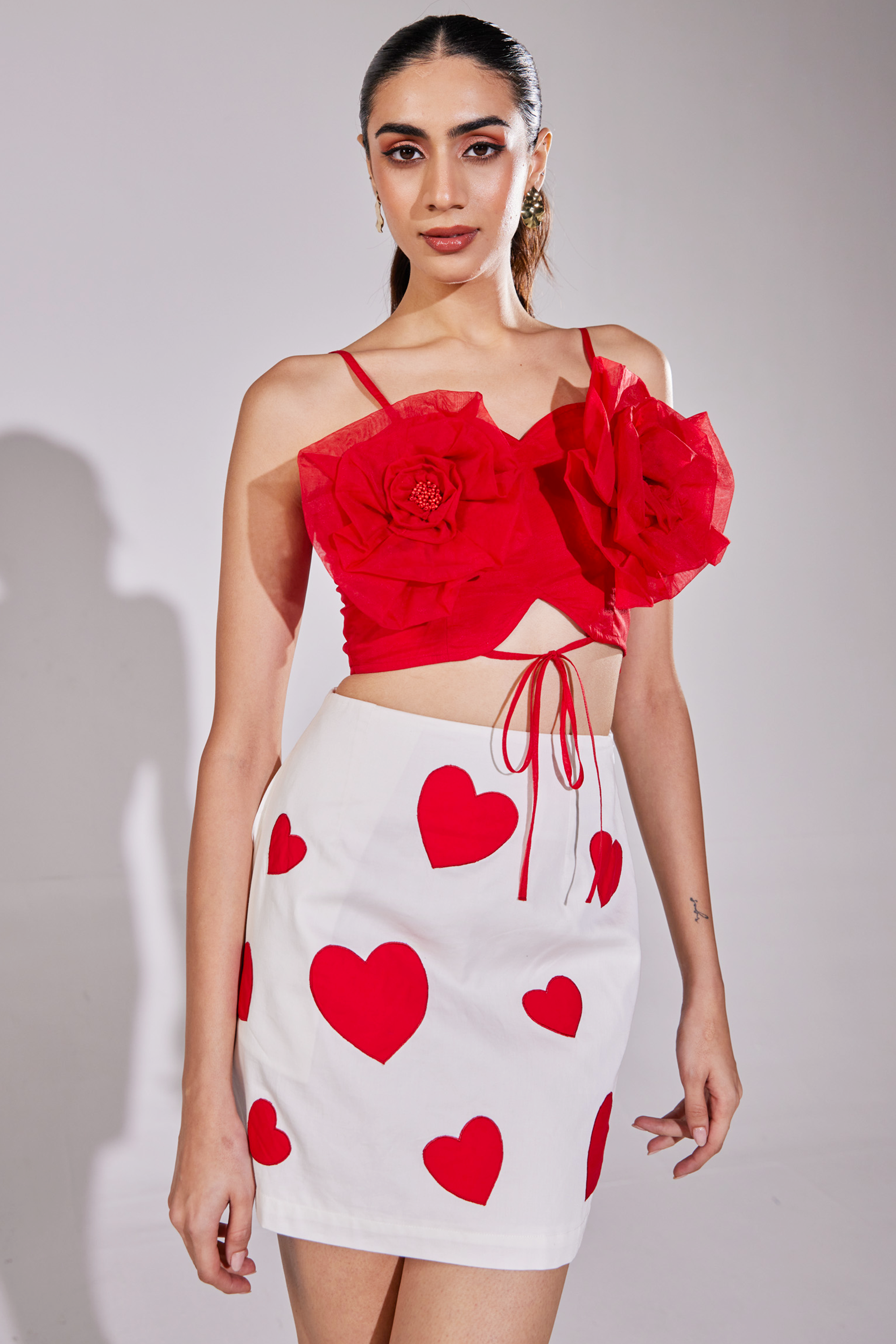 Rosette Romance Crop Top