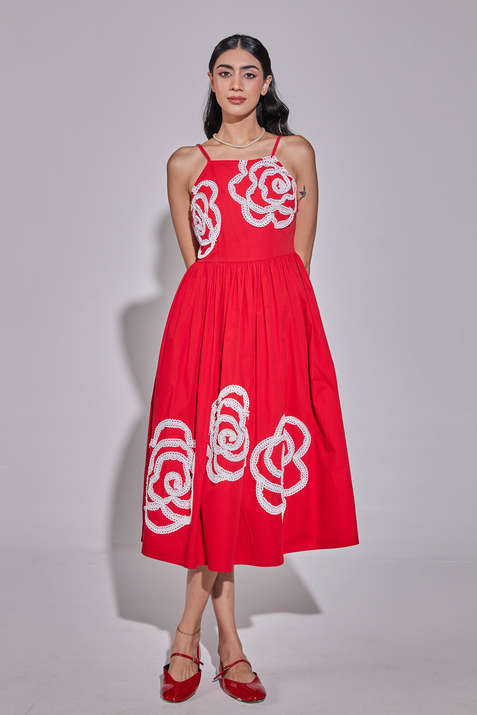 The Scarlet Blossom Dress