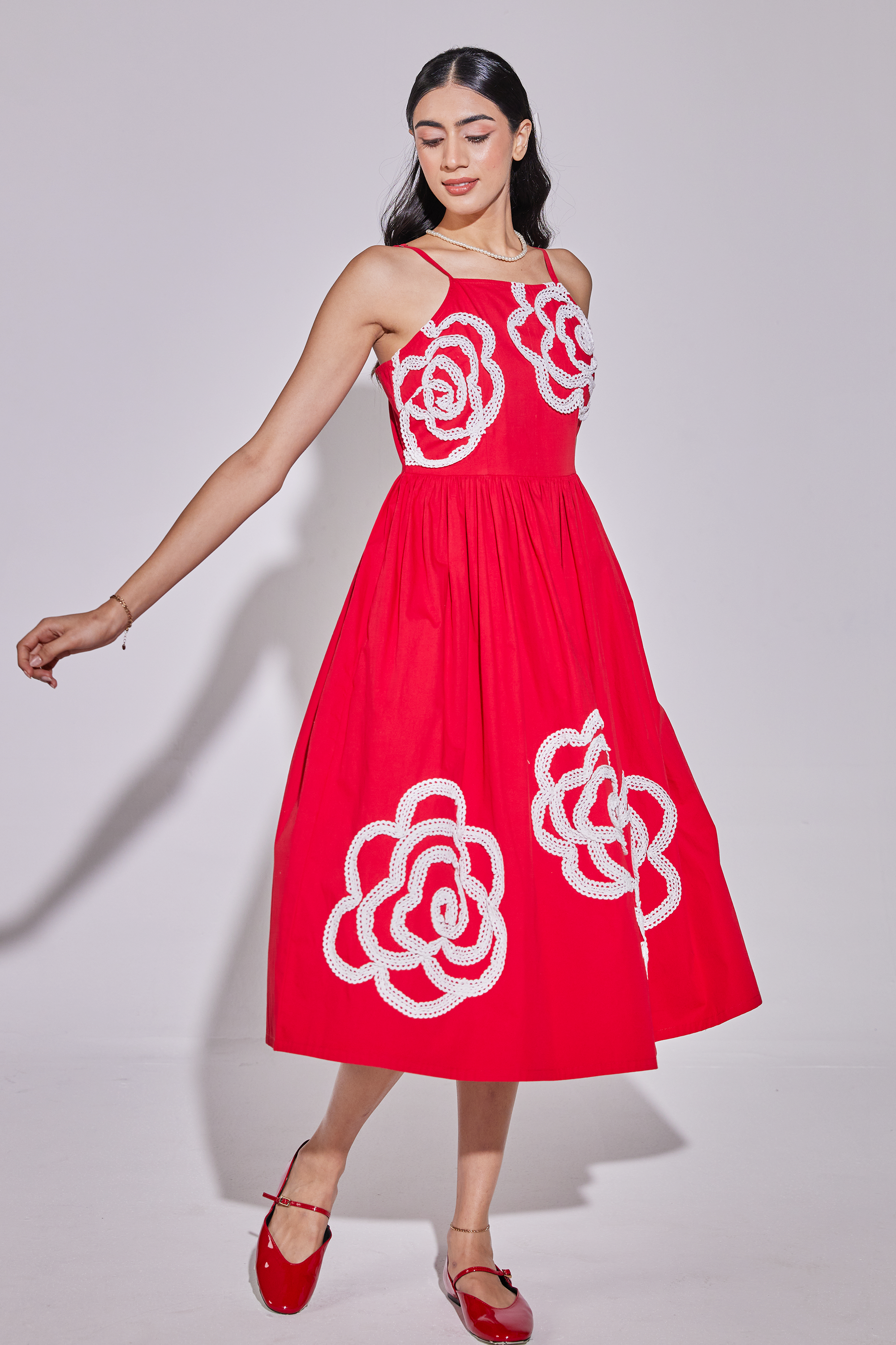 The Scarlet Blossom Dress