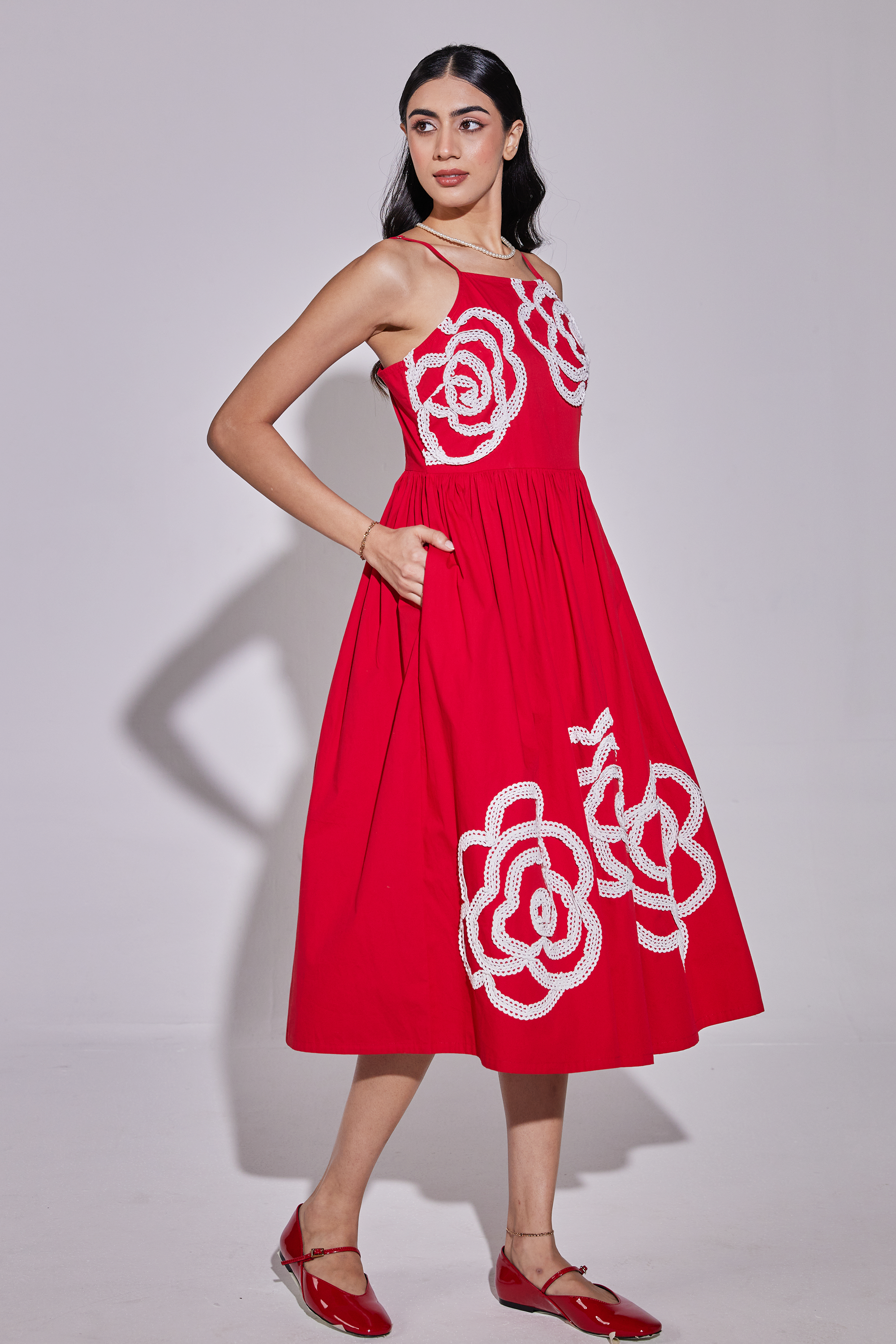 The Scarlet Blossom Dress
