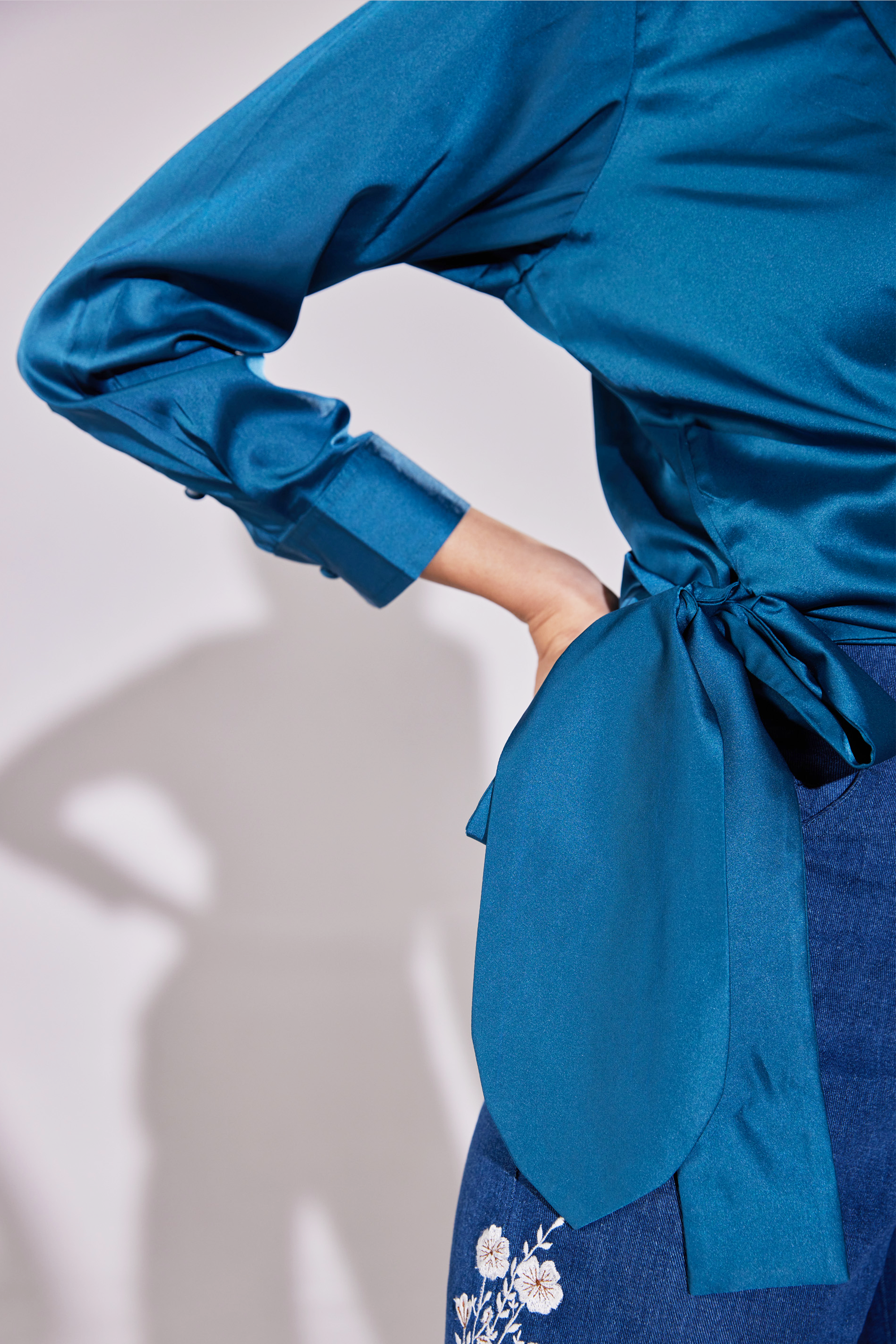 Twisted Wrap Around Shirt